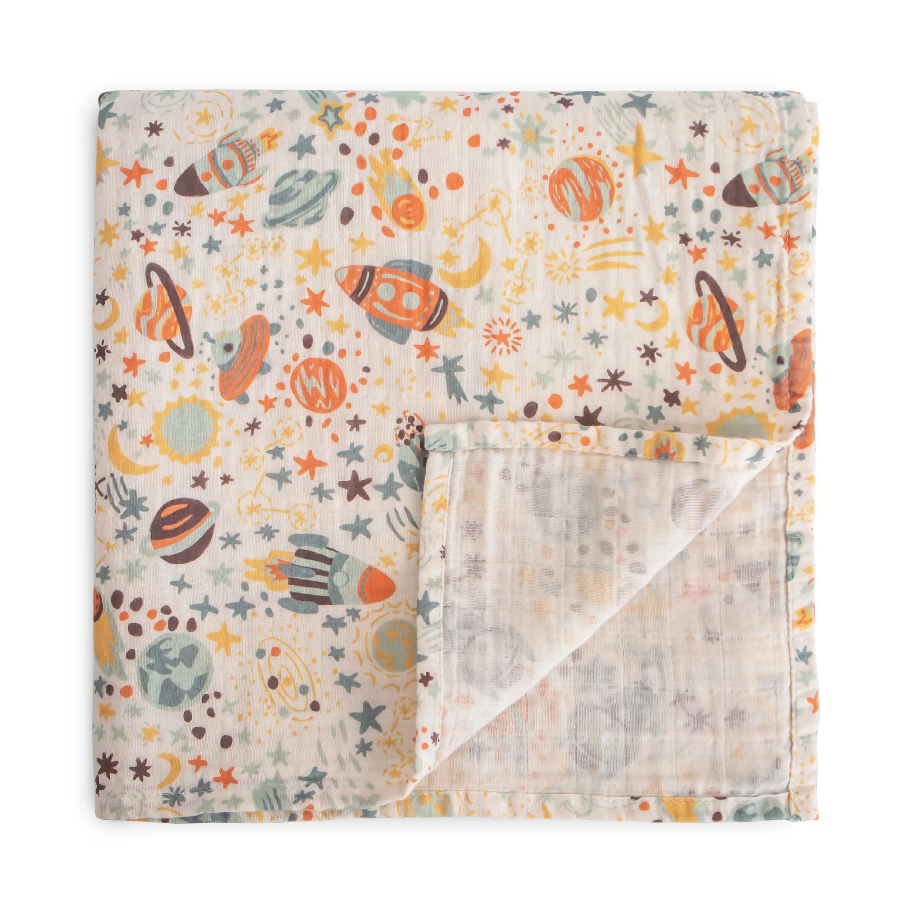 Mushie Organic Cotton Muslin Swaddle Blanket - Image 212