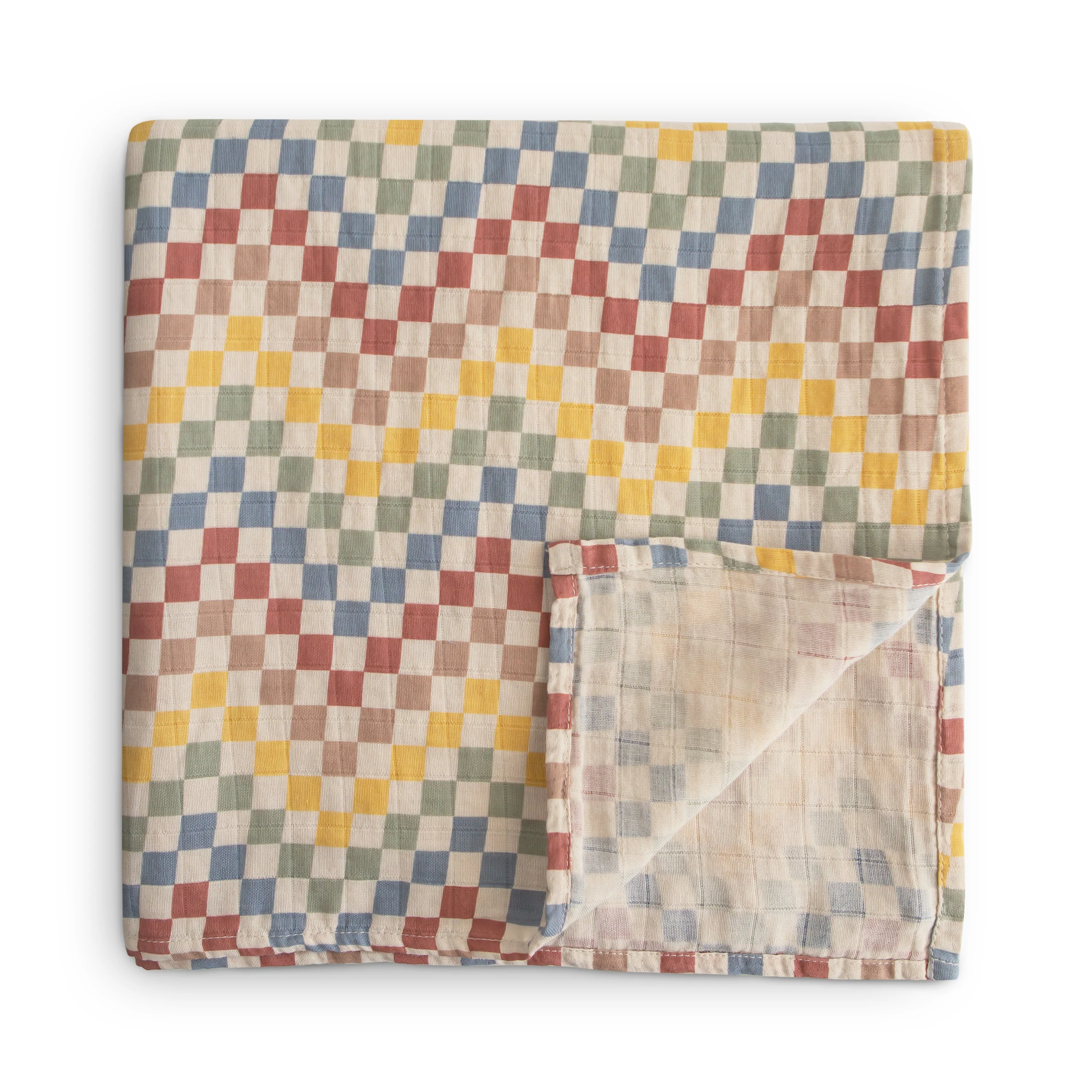 Mushie Organic Cotton Muslin Swaddle Blanket - Image 23
