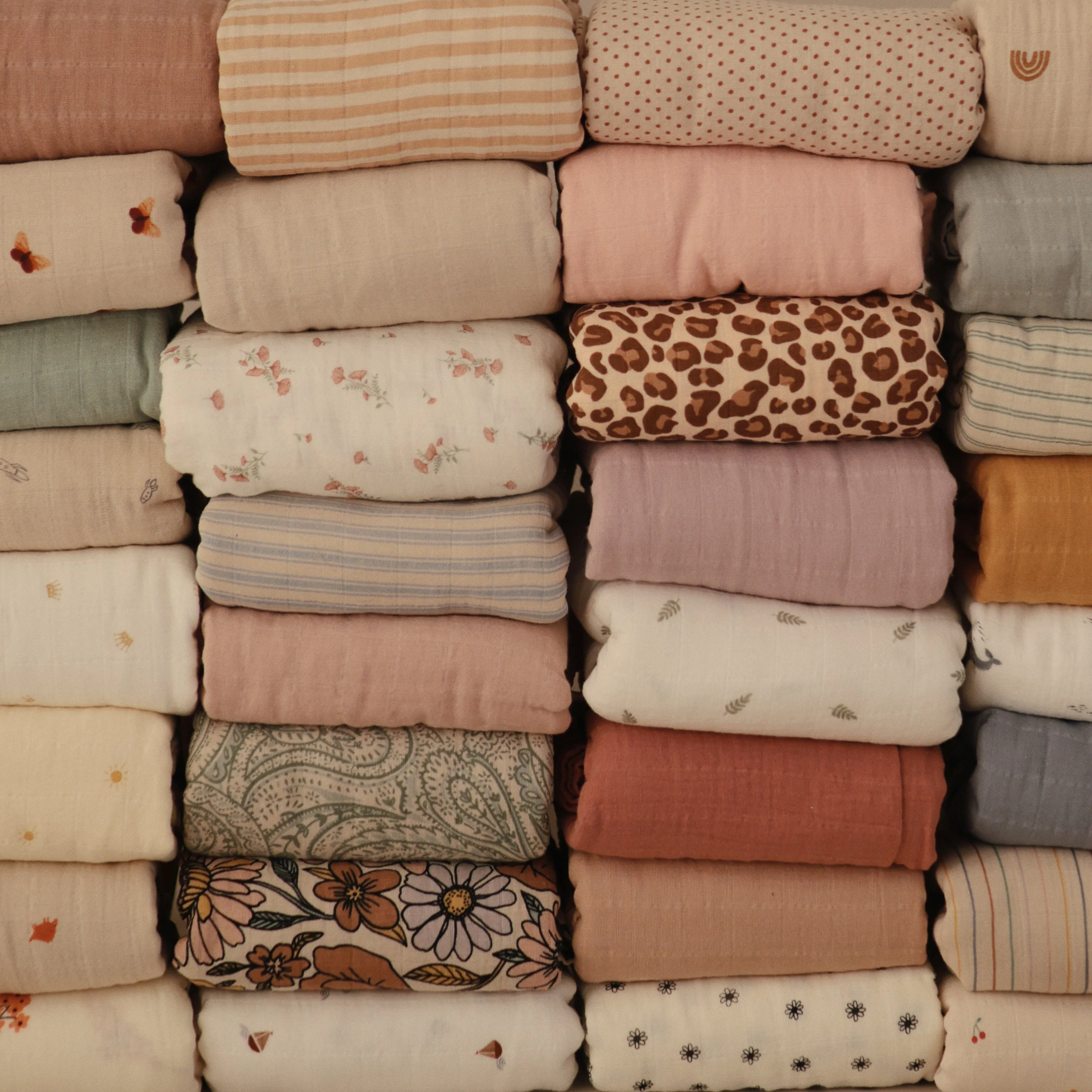 Mushie Organic Cotton Muslin Swaddle Blanket - Image 45