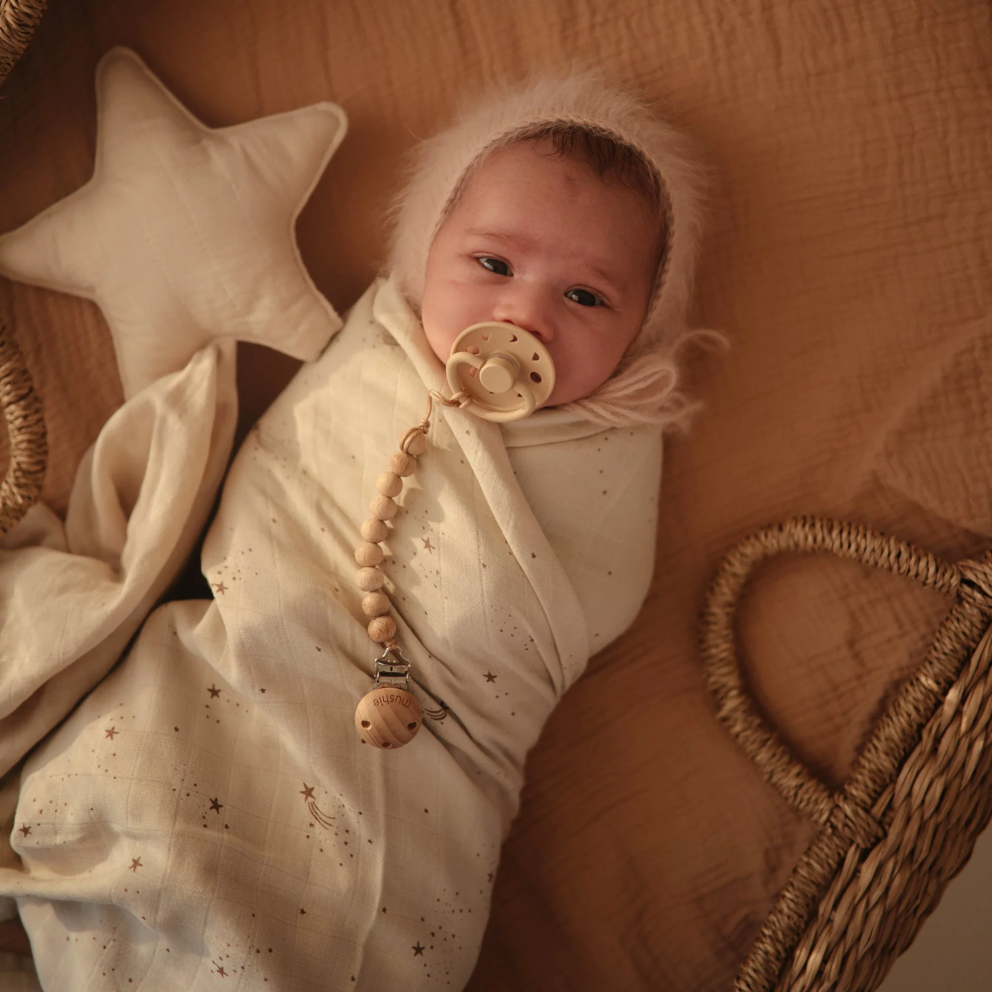 Mushie Organic Cotton Muslin Swaddle Blanket - Image 47