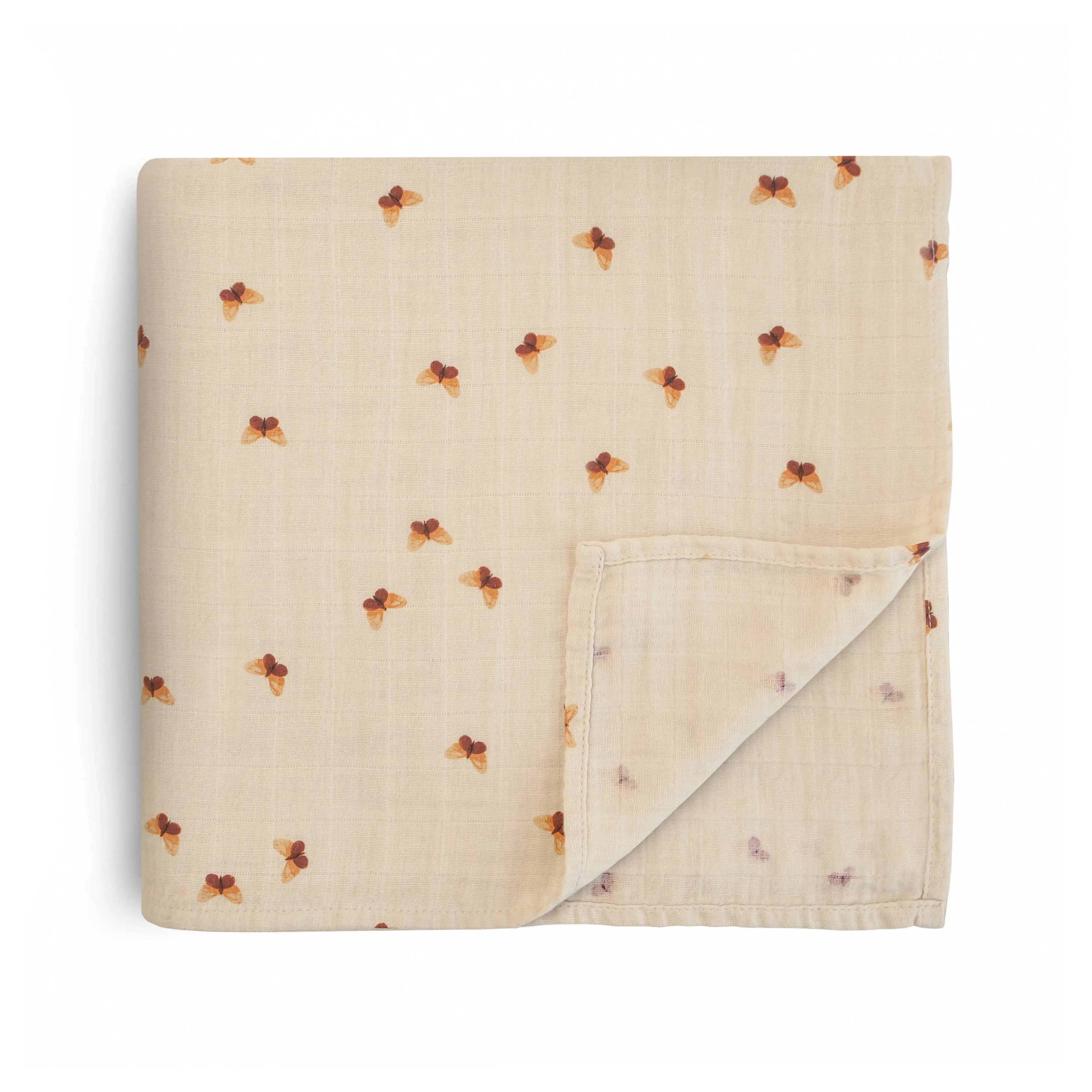 Mushie Organic Cotton Muslin Swaddle Blanket - Image 5