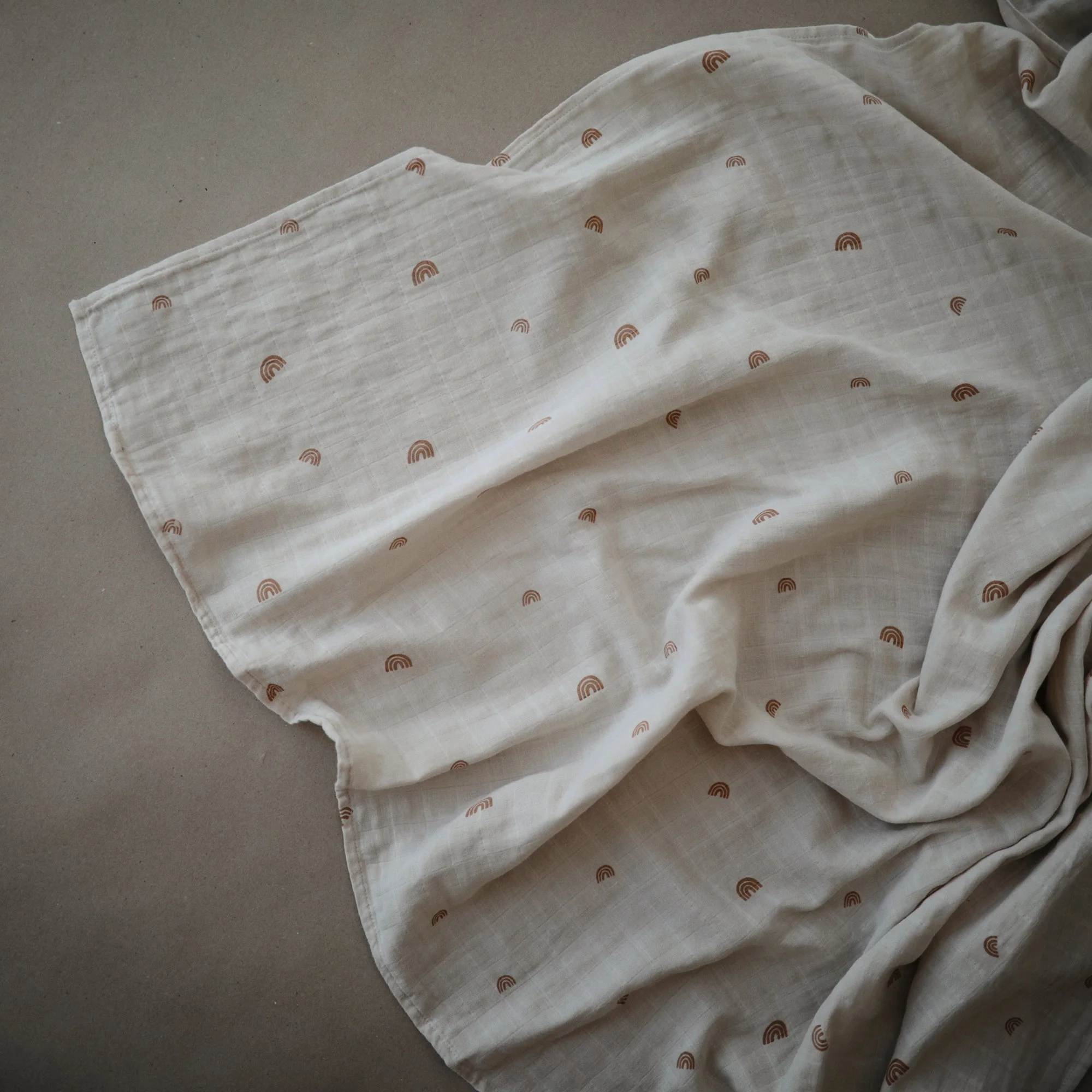 Mushie Organic Cotton Muslin Swaddle Blanket - Image 53