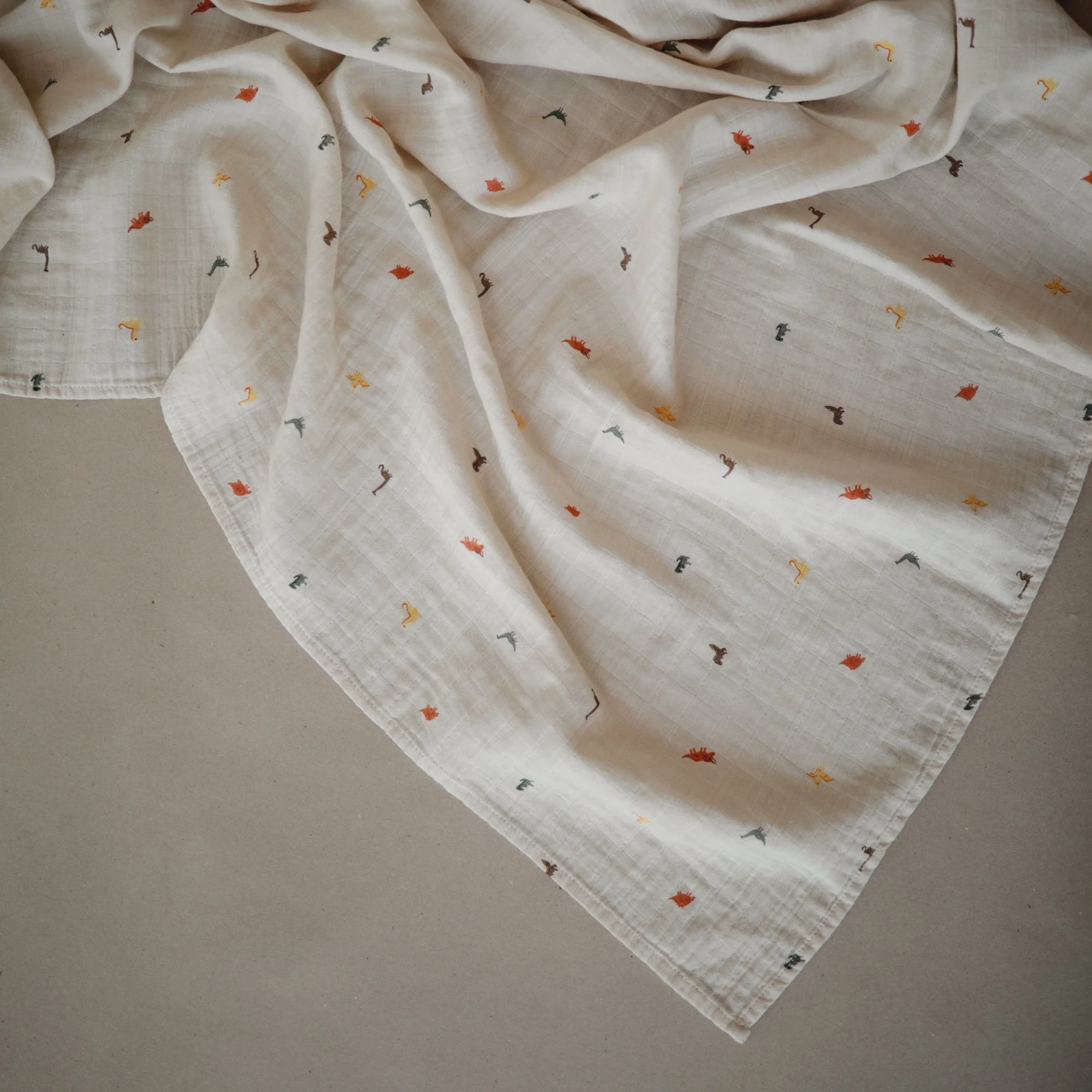 Mushie Organic Cotton Muslin Swaddle Blanket - Image 54