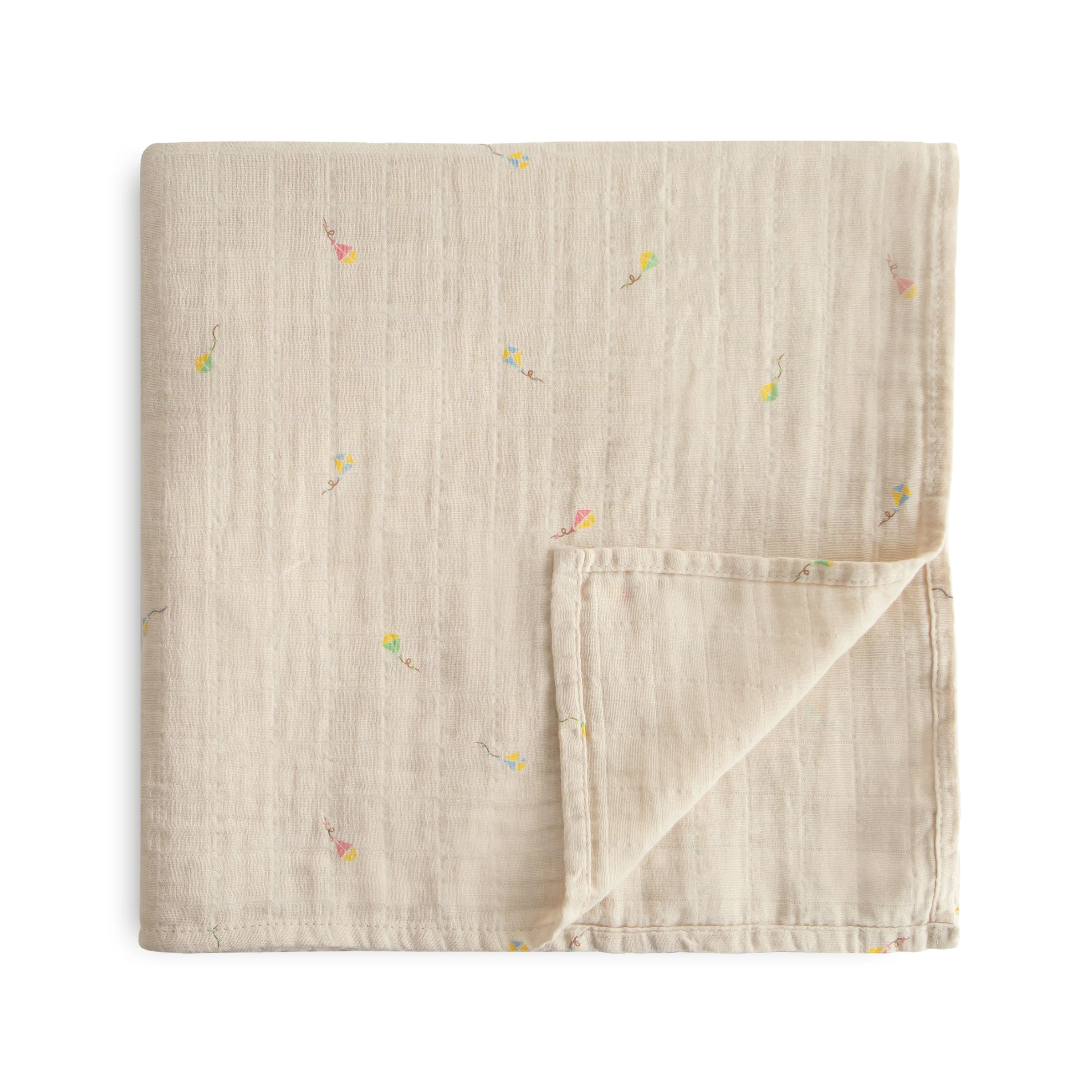 Mushie Organic Cotton Muslin Swaddle Blanket - Image 6