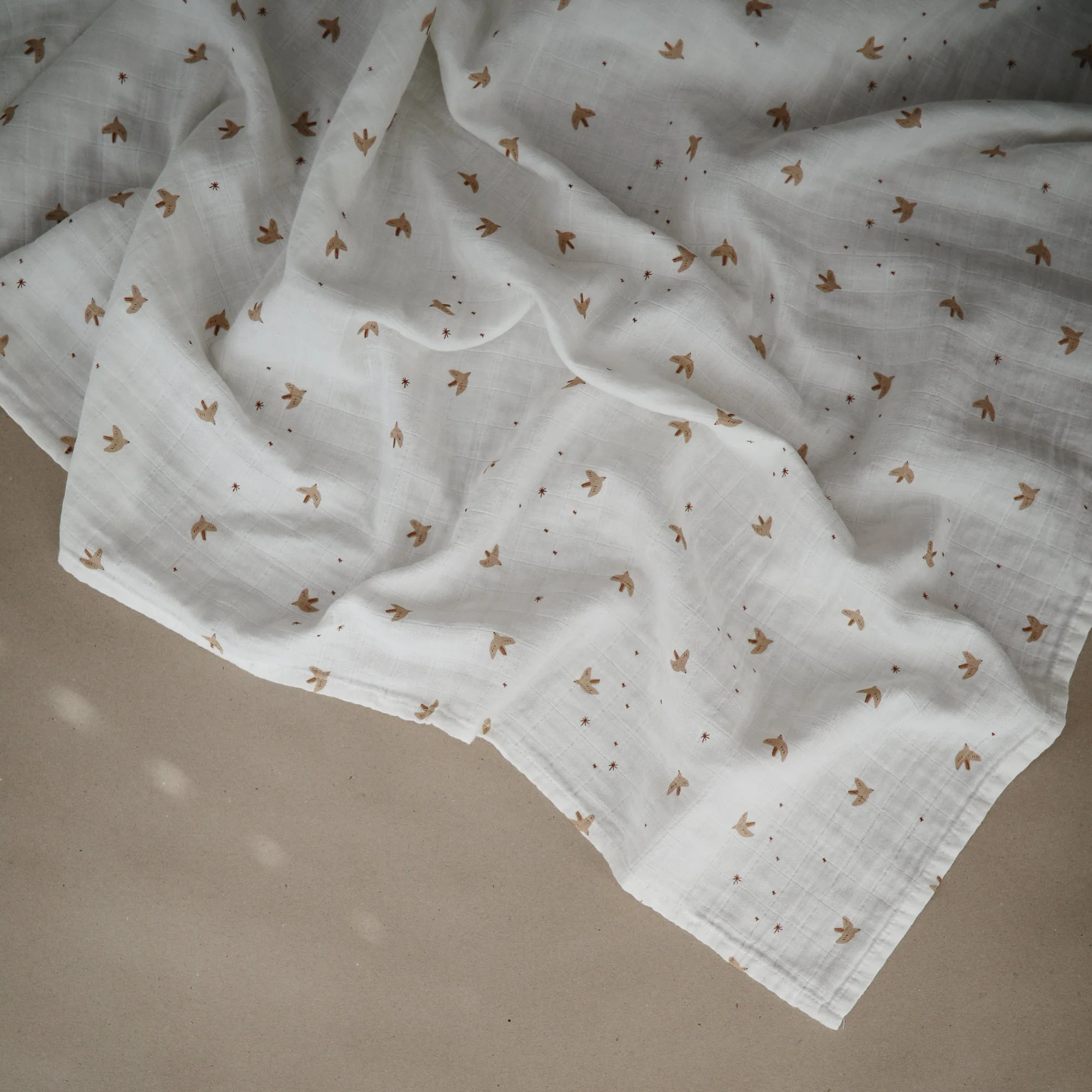 Mushie Organic Cotton Muslin Swaddle Blanket - Image 69