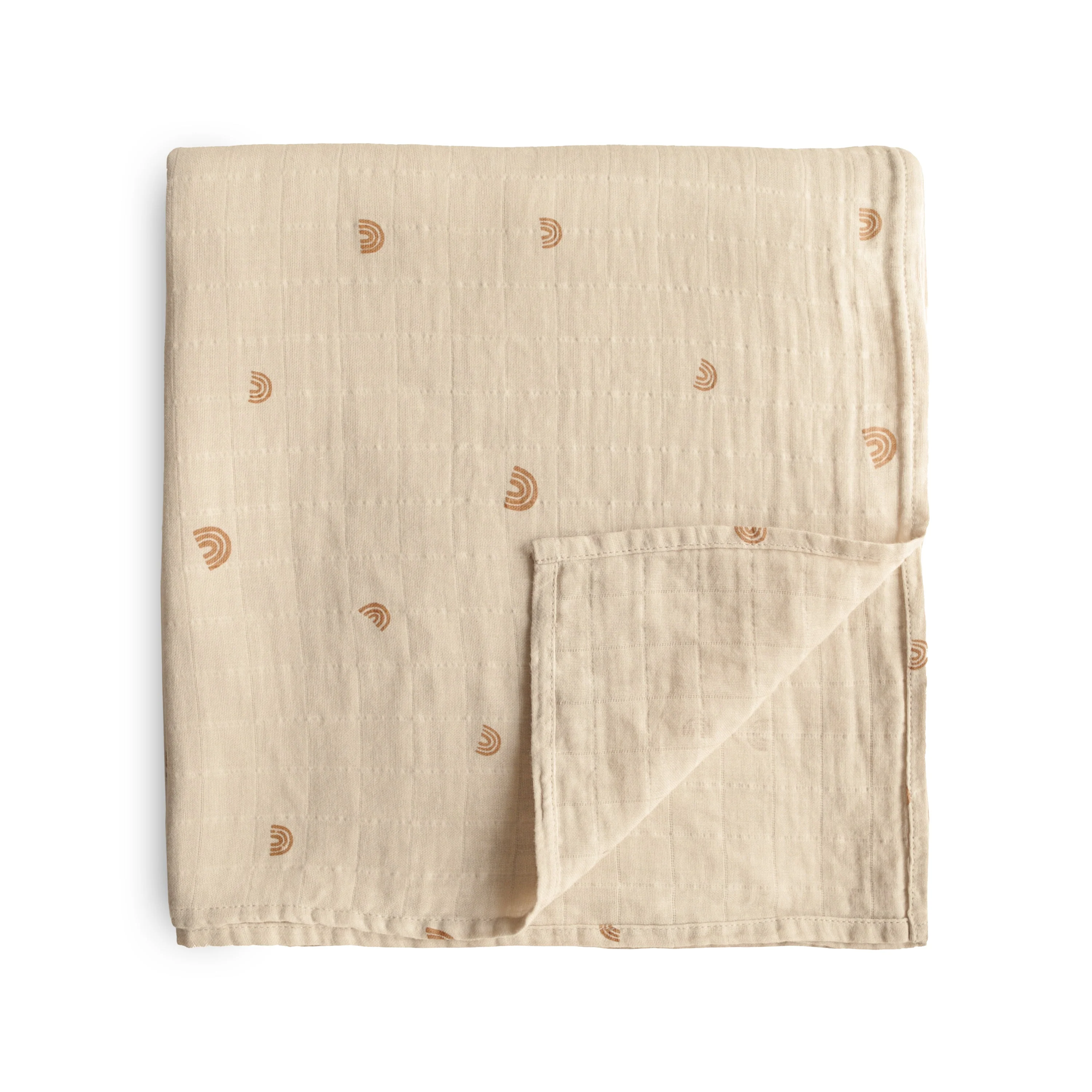 Mushie Organic Cotton Muslin Swaddle Blanket - Image 7