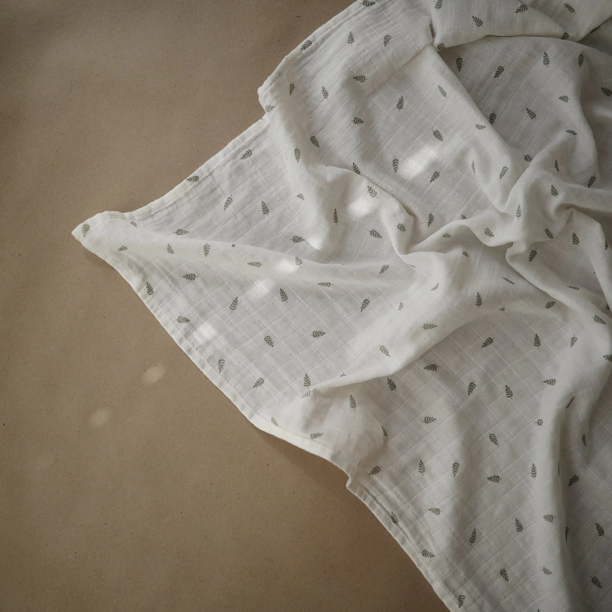 Mushie Organic Cotton Muslin Swaddle Blanket - Image 70