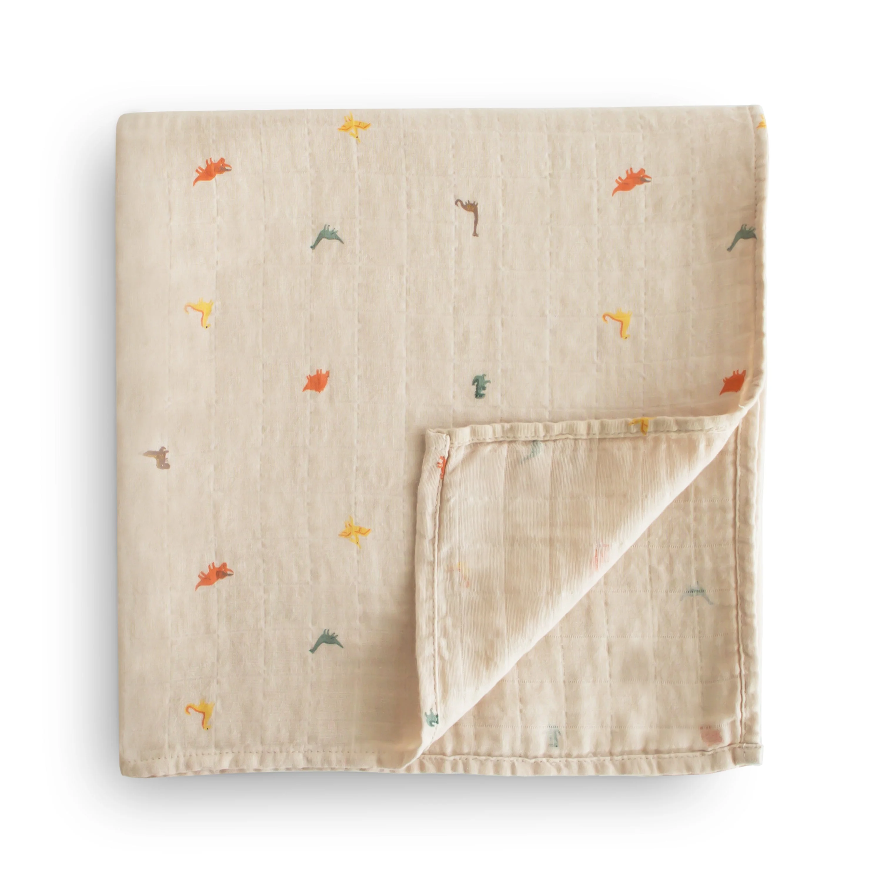 Mushie Organic Cotton Muslin Swaddle Blanket - Image 8