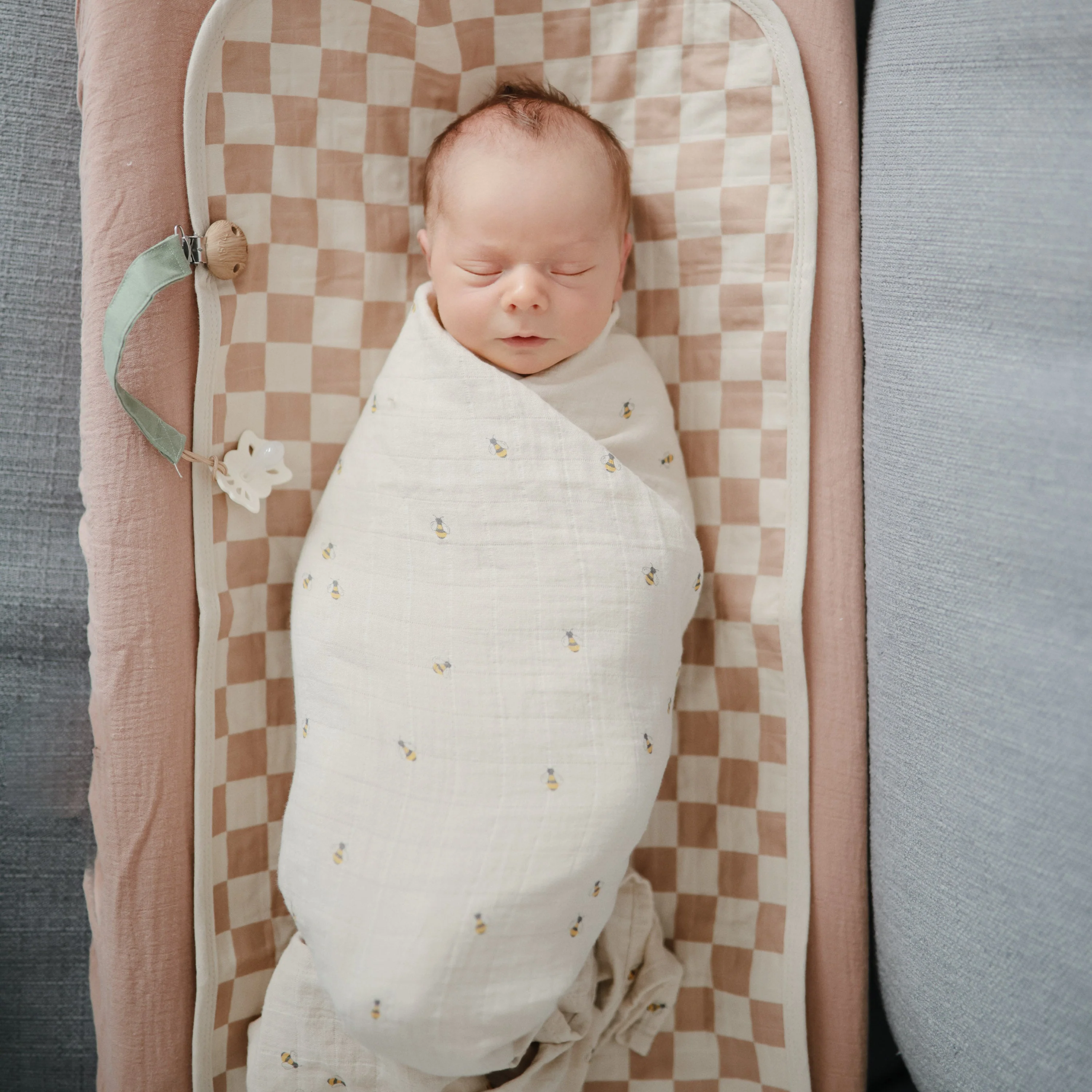 Mushie Organic Cotton Muslin Swaddle Blanket - Image 97