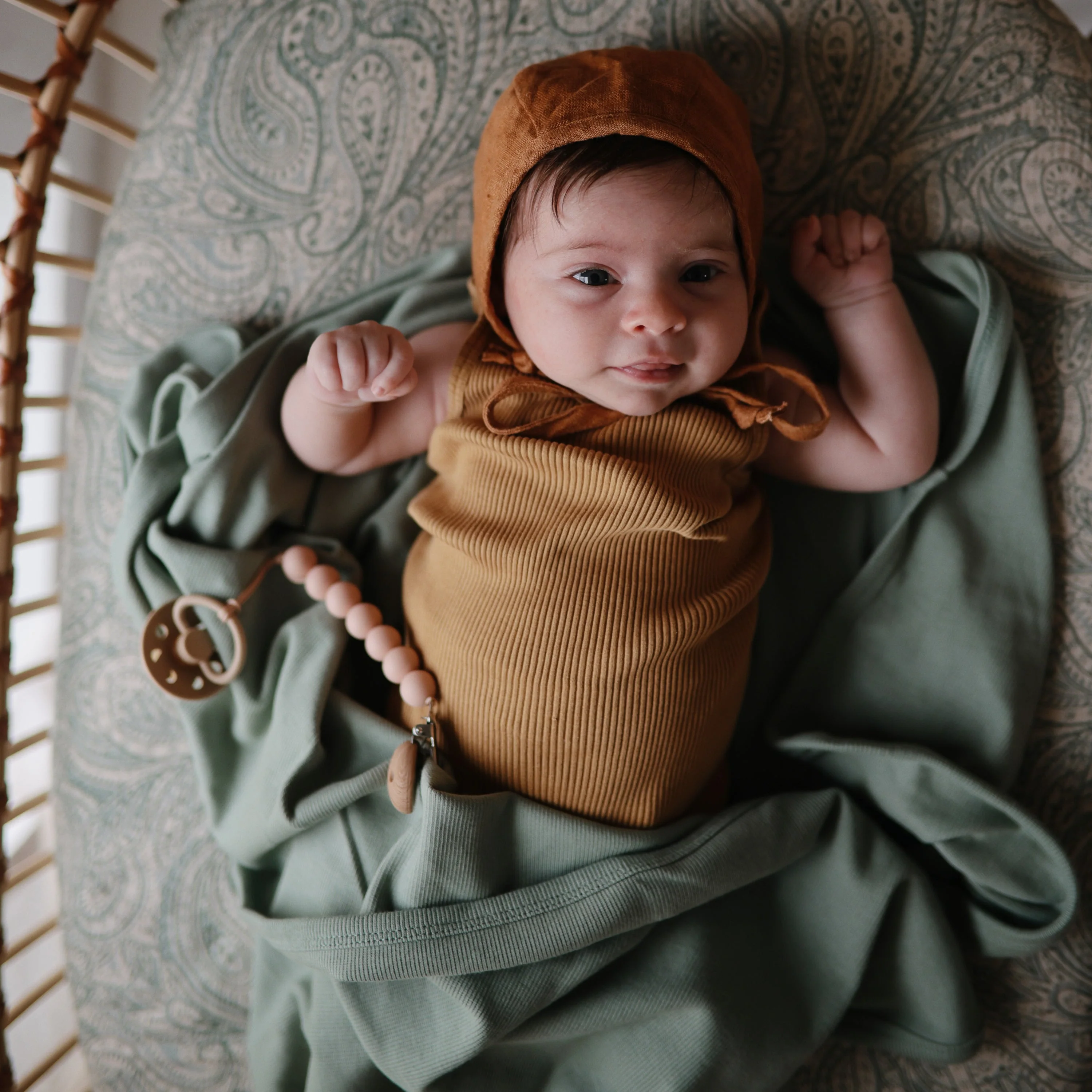 Mushie Ribbed Baby Blanket - Image 16