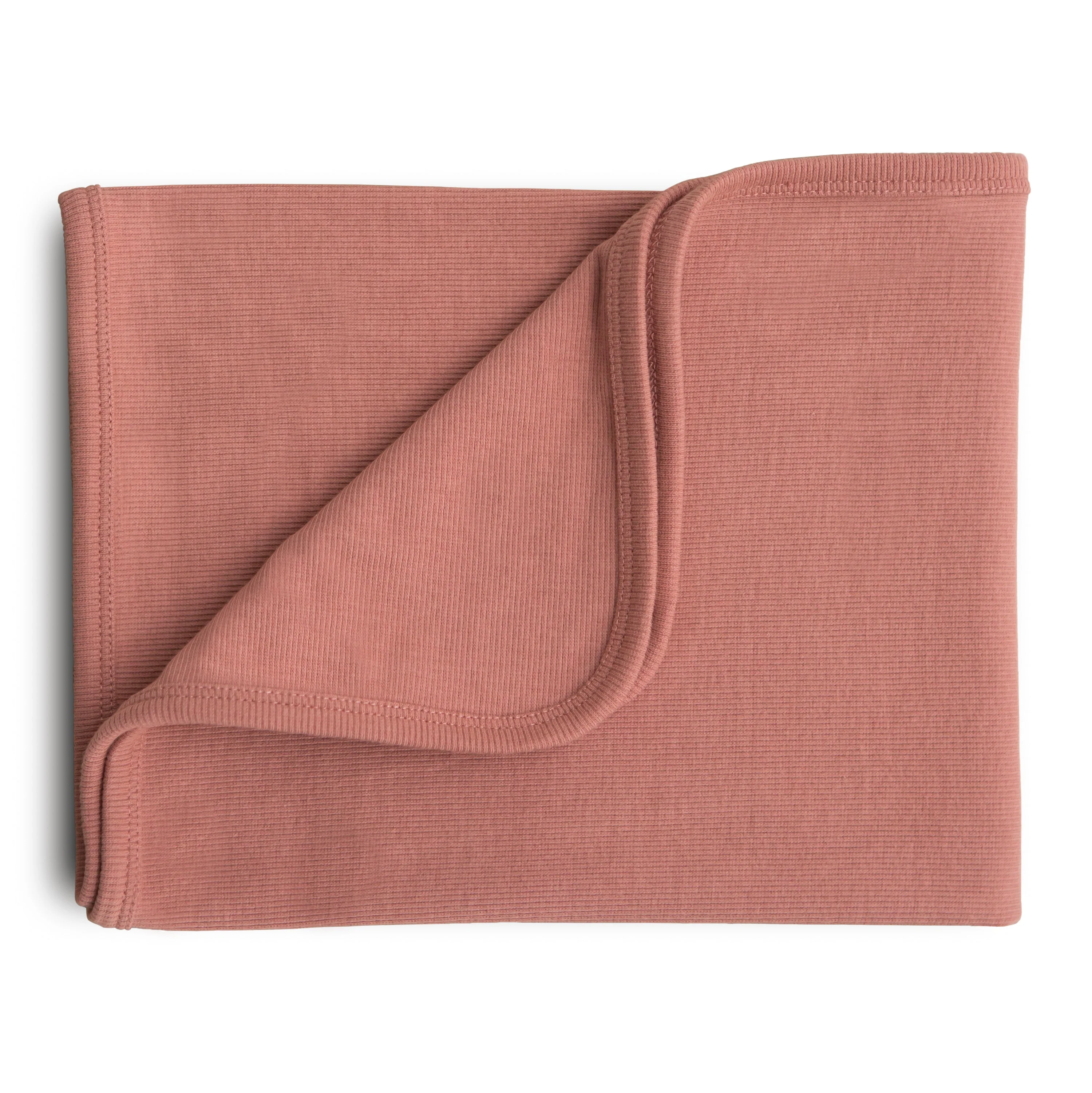 Mushie Ribbed Baby Blanket - Image 2