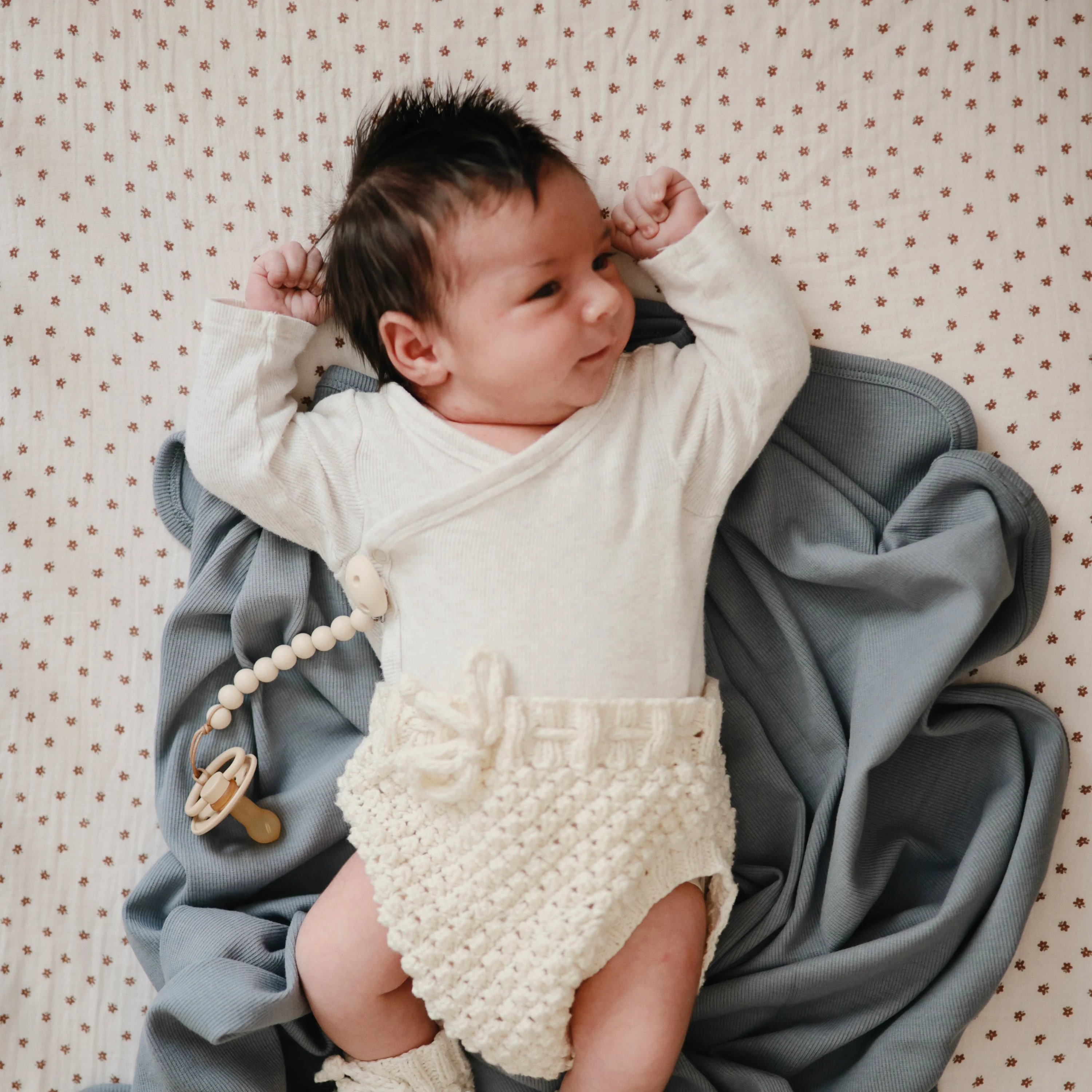 Mushie Ribbed Baby Blanket - Image 27