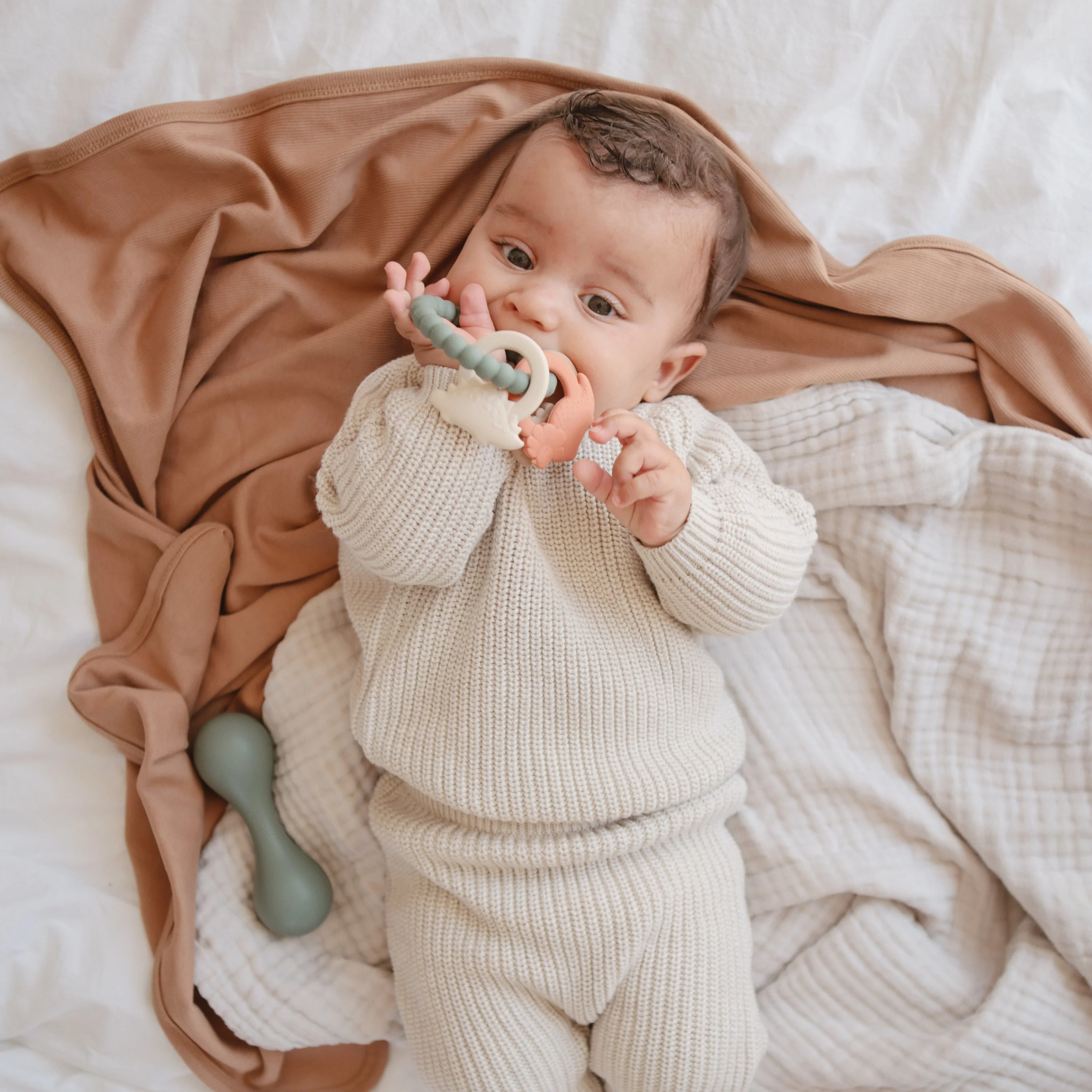 Mushie Ribbed Baby Blanket - Image 29