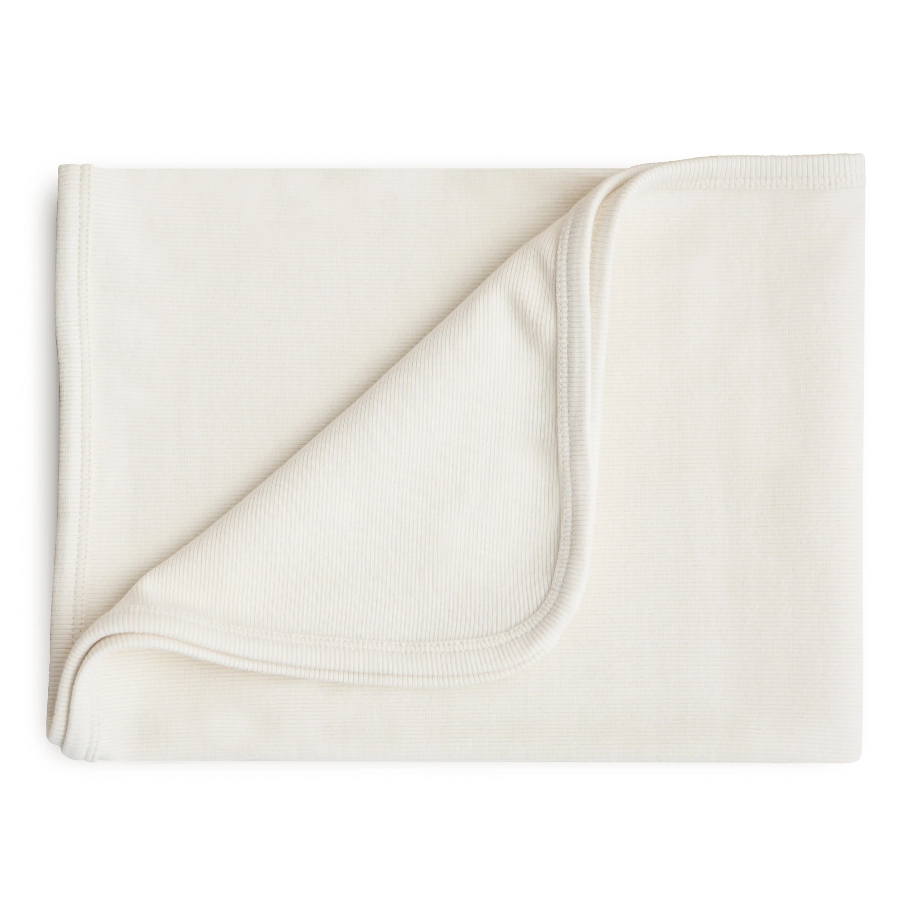 Mushie Ribbed Baby Blanket - Image 4