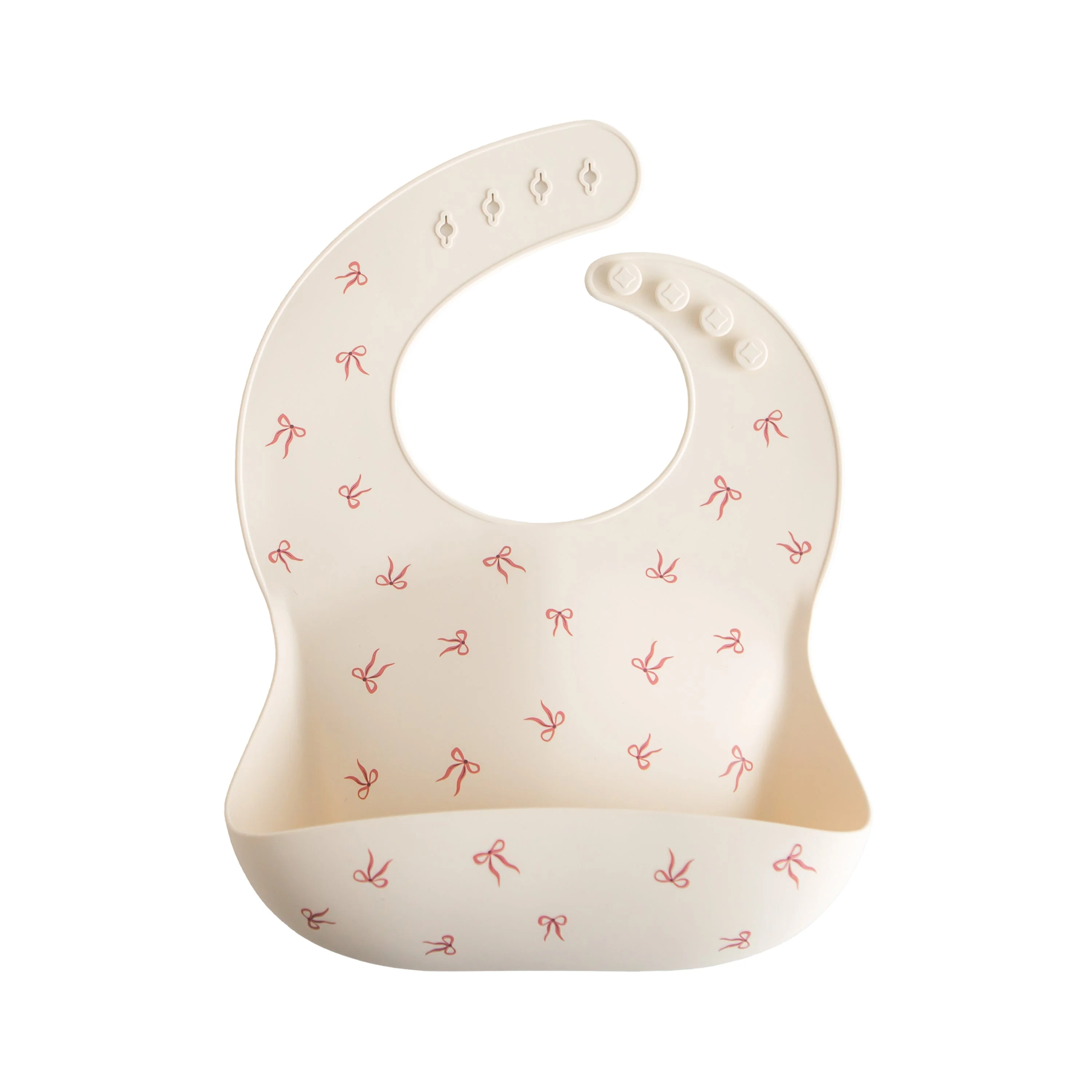 Mushie Silicone Baby Bib - Image 3