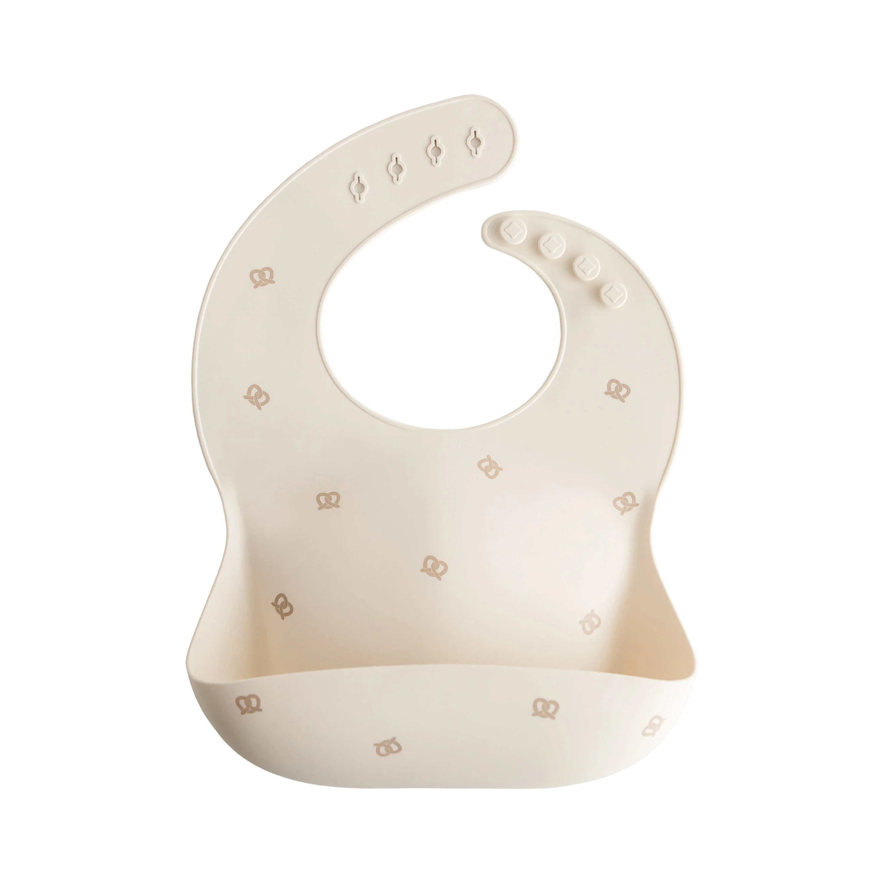 Mushie Silicone Baby Bib - Image 4