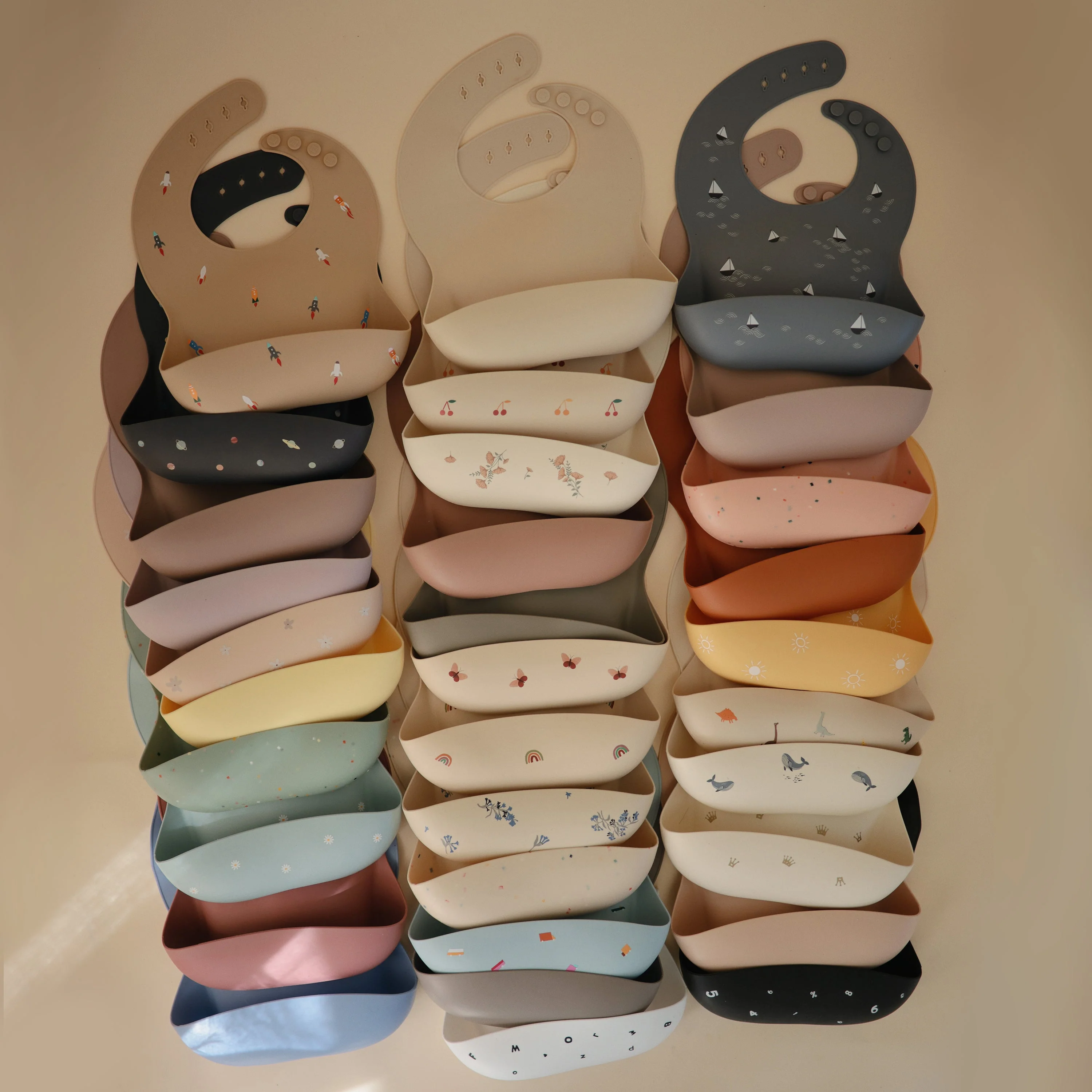 Mushie Silicone Baby Bib - Image 43
