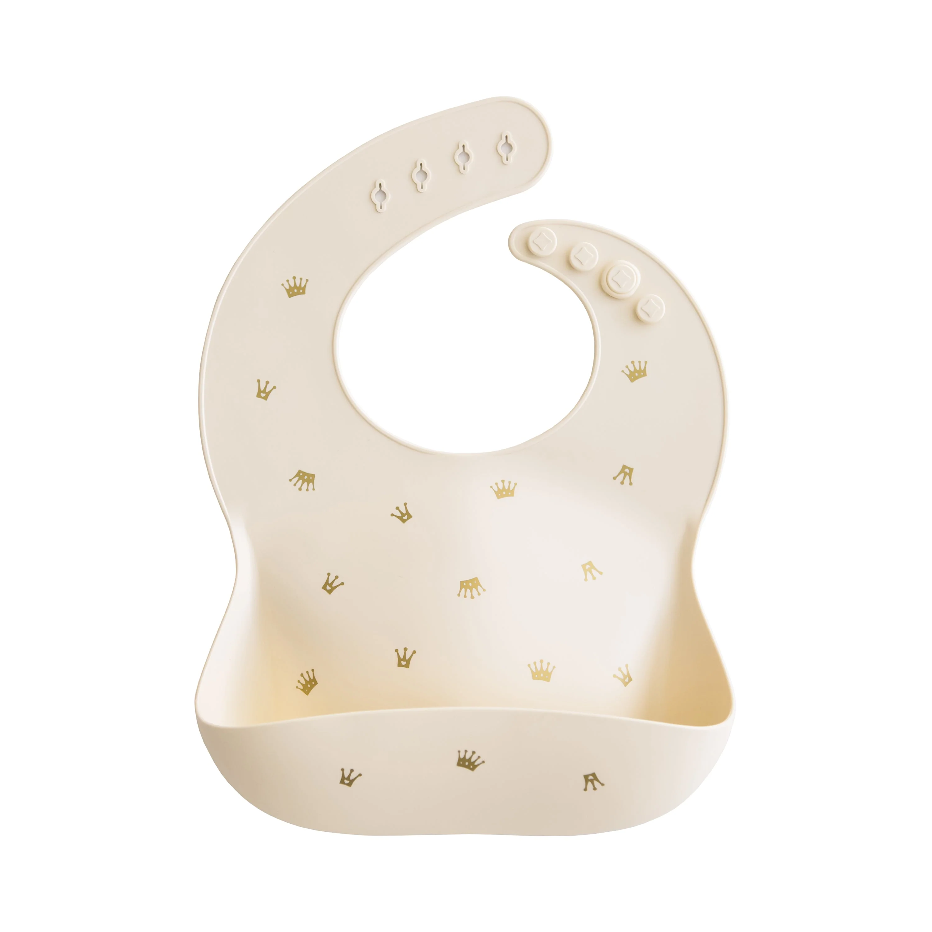 Mushie Silicone Baby Bib - Image 5