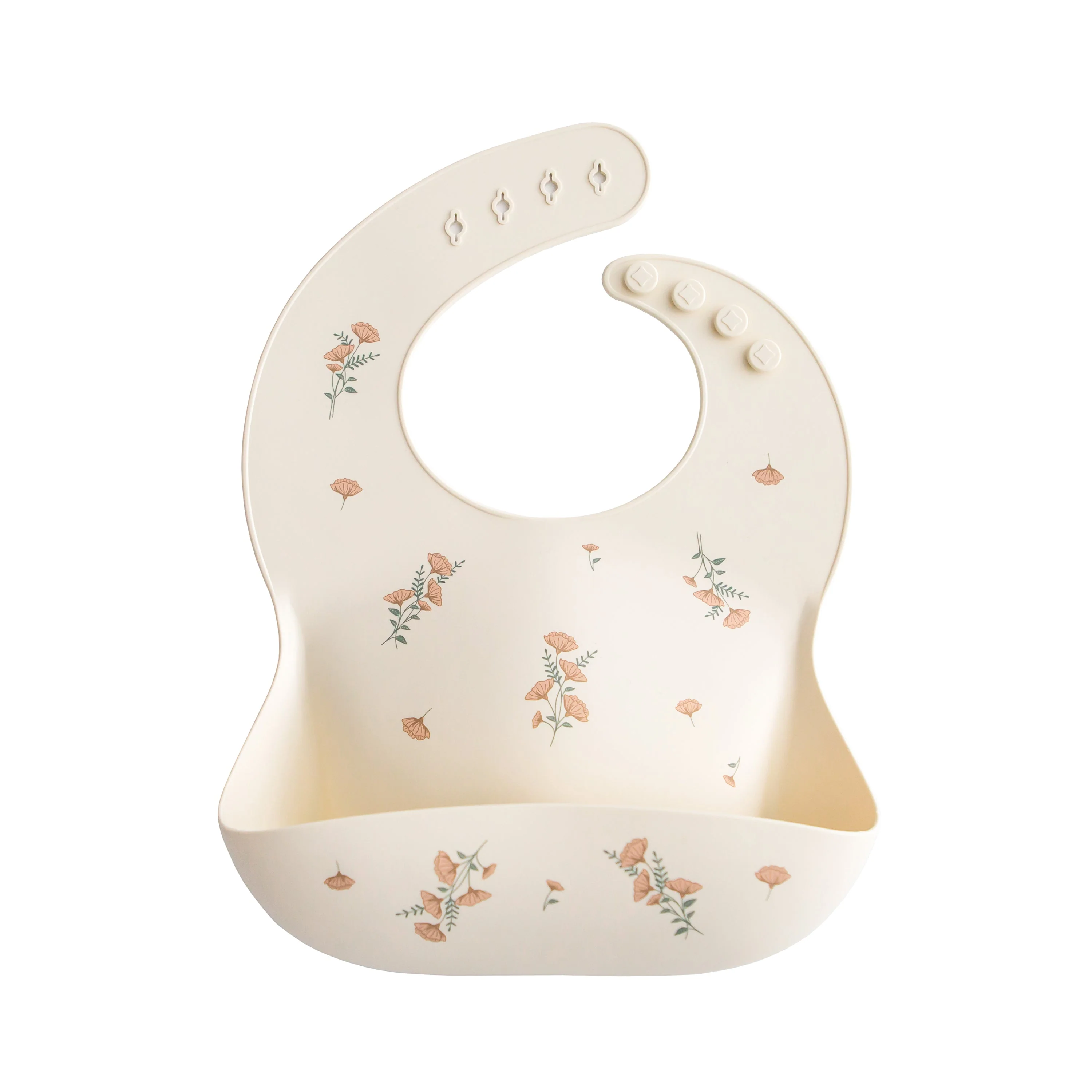 Mushie Silicone Baby Bib - Image 6
