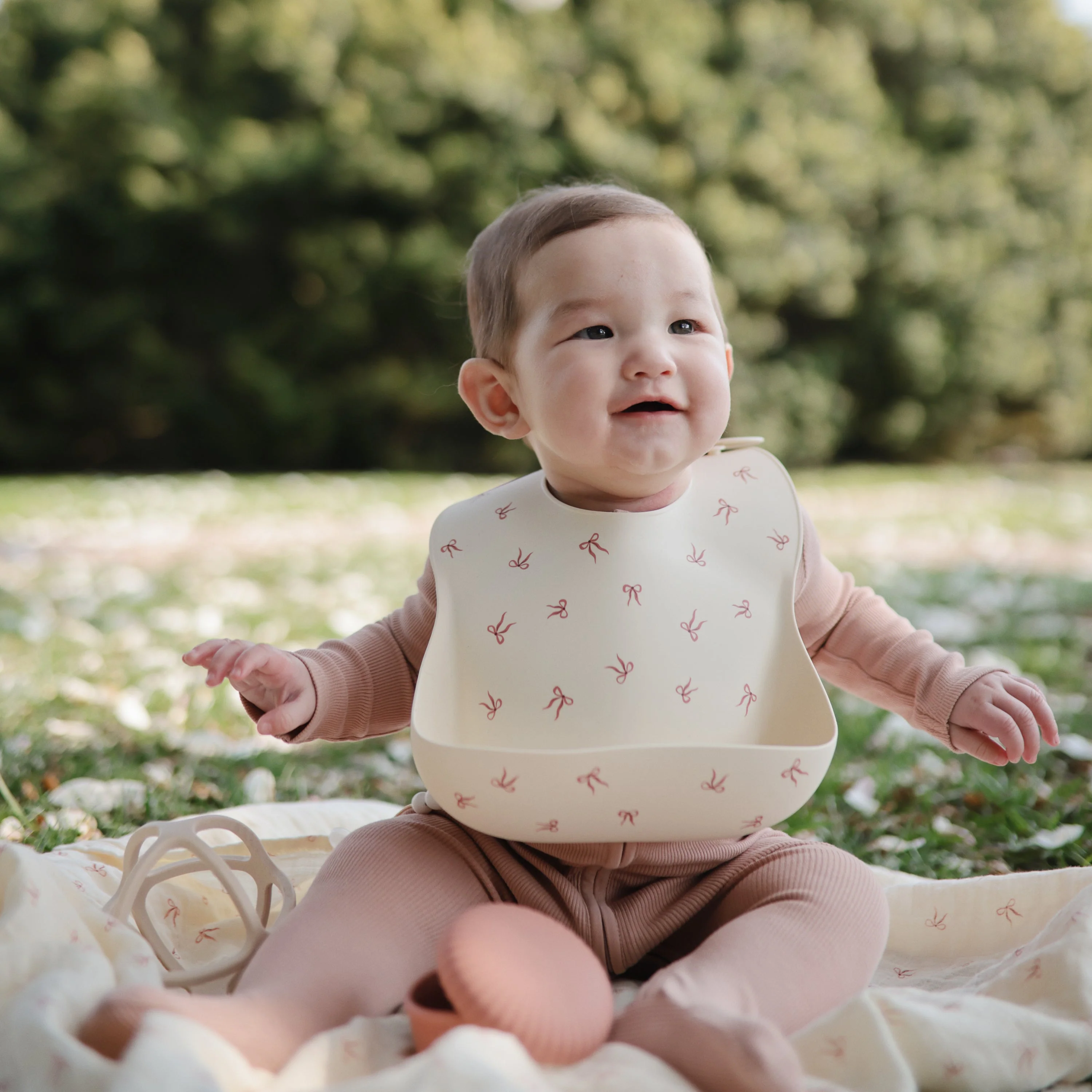 Mushie Silicone Baby Bib - Image 61
