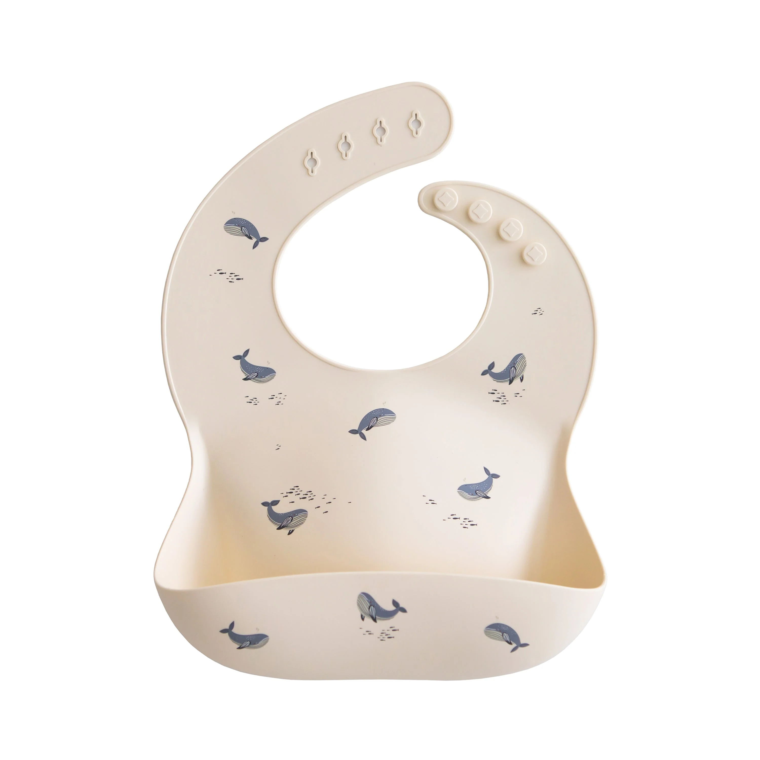 Mushie Silicone Baby Bib - Image 7