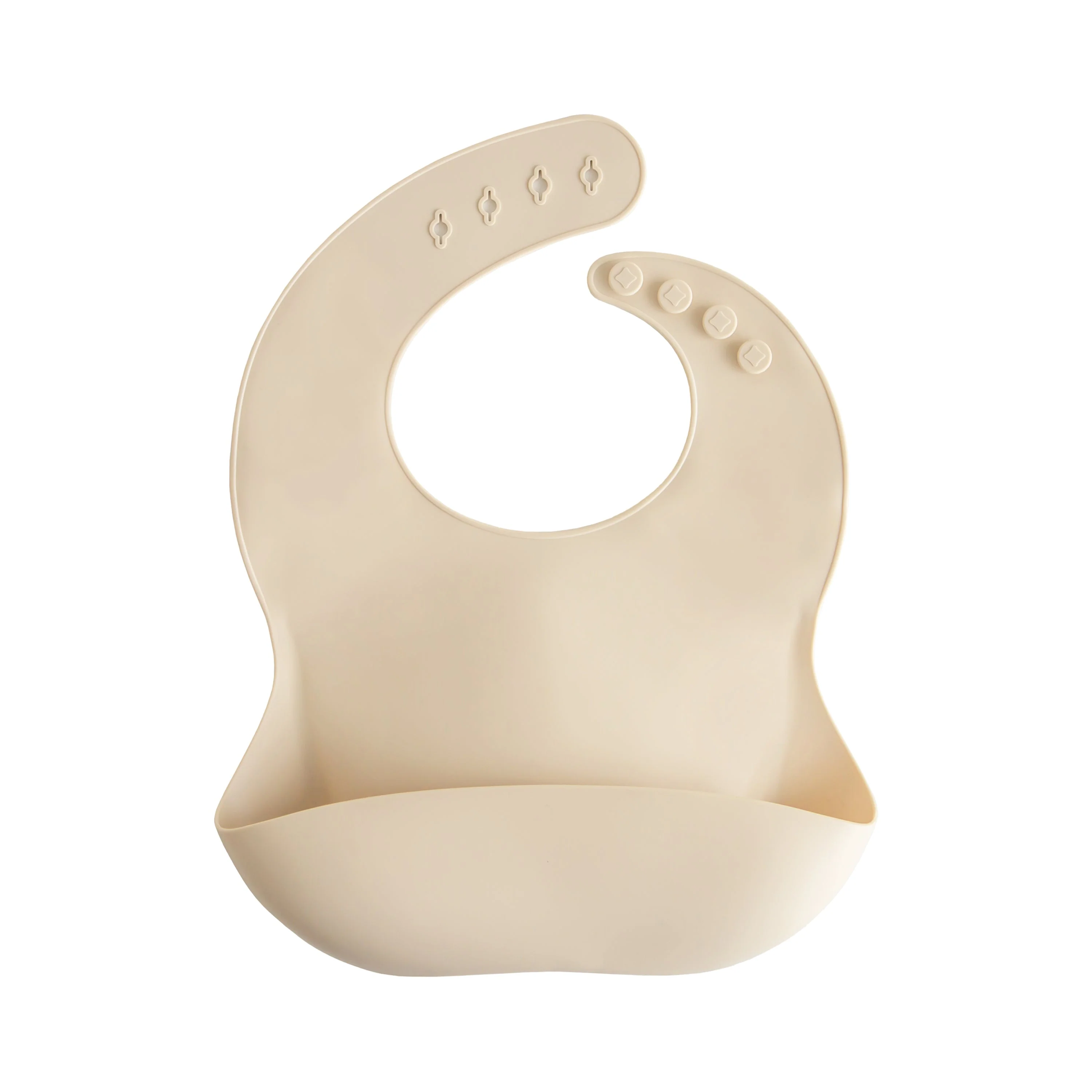 Mushie Silicone Baby Bib - Image 9