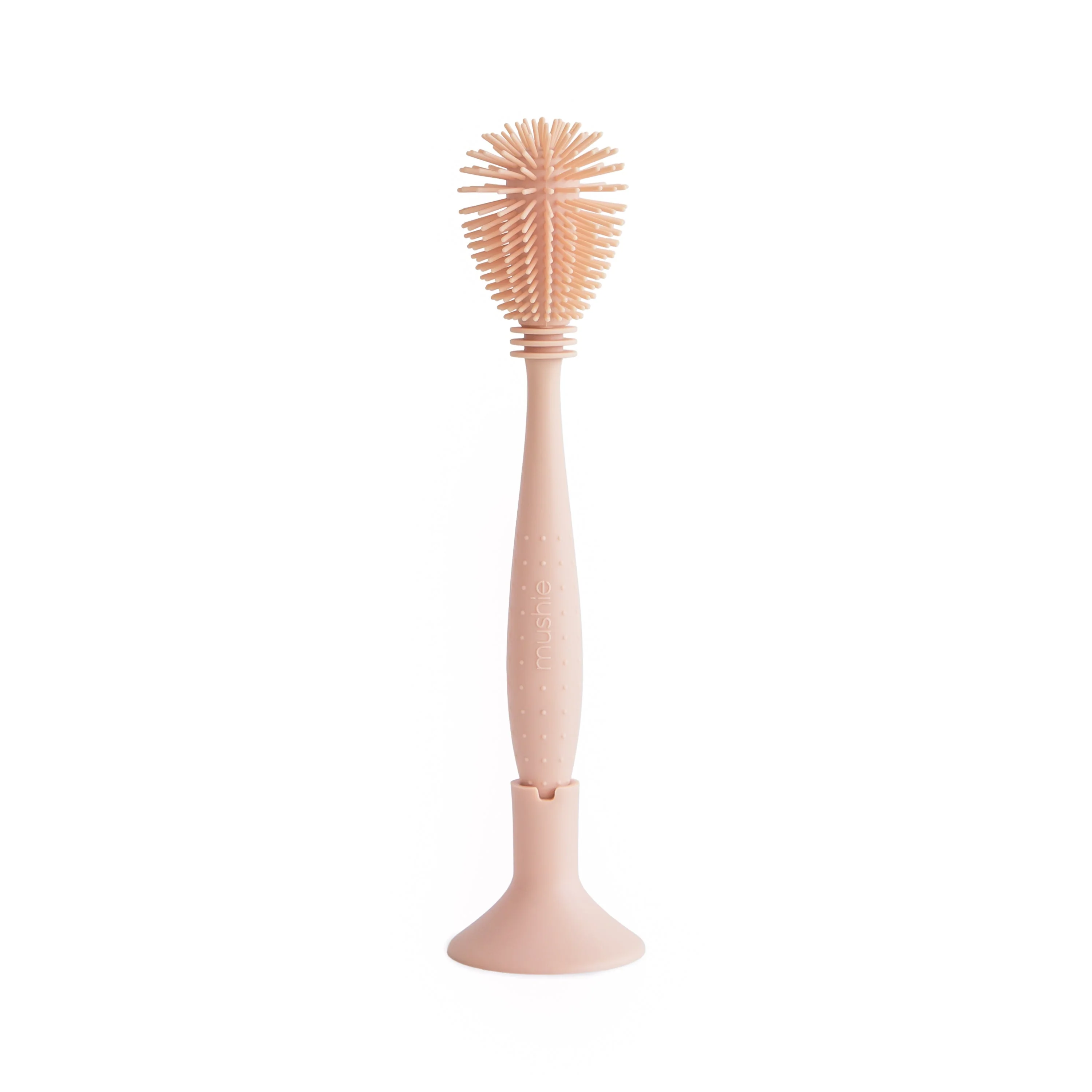 Mushie Silicone Baby Bottle Brush - Image 3