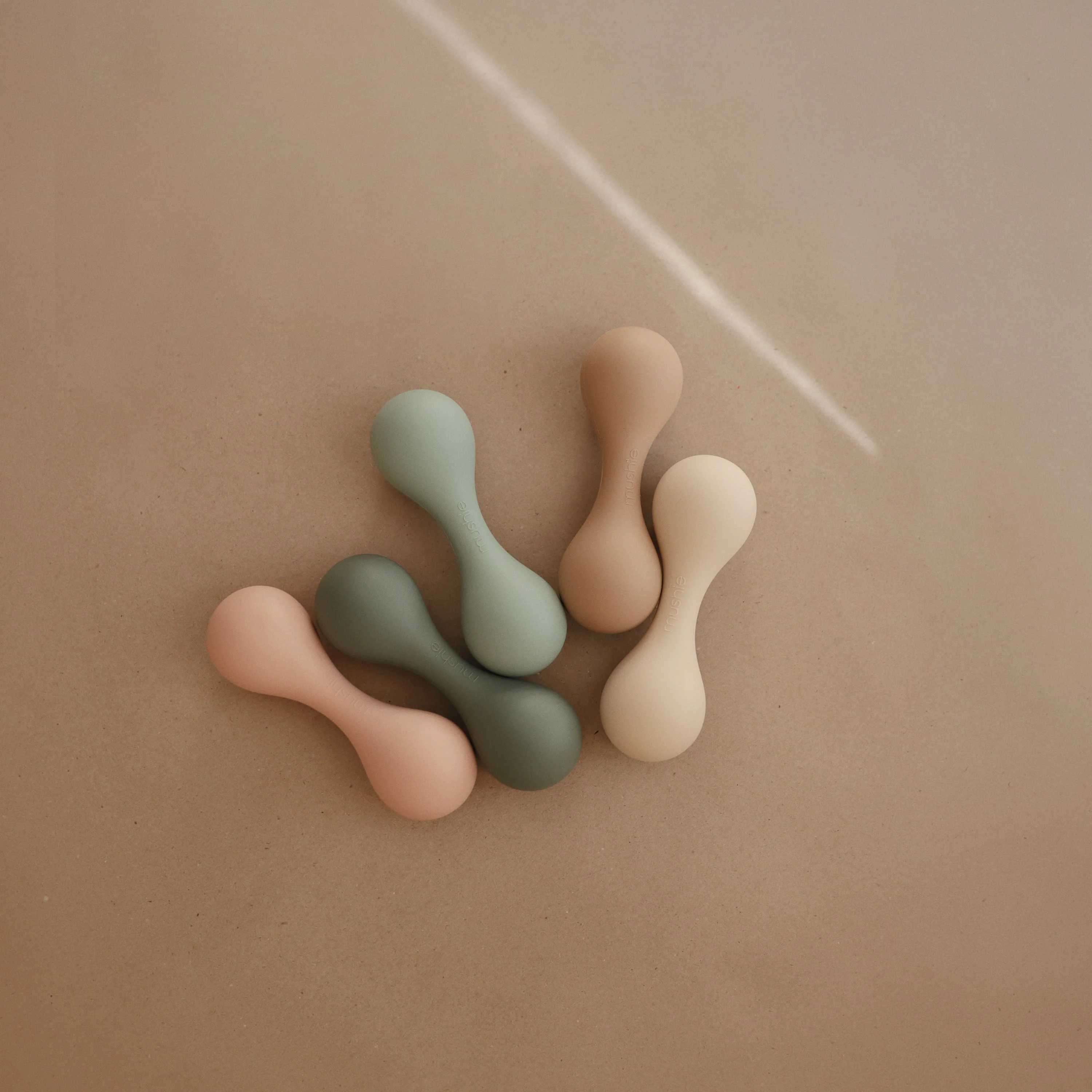 Mushie Silicone Baby Rattle Toy - Image 3