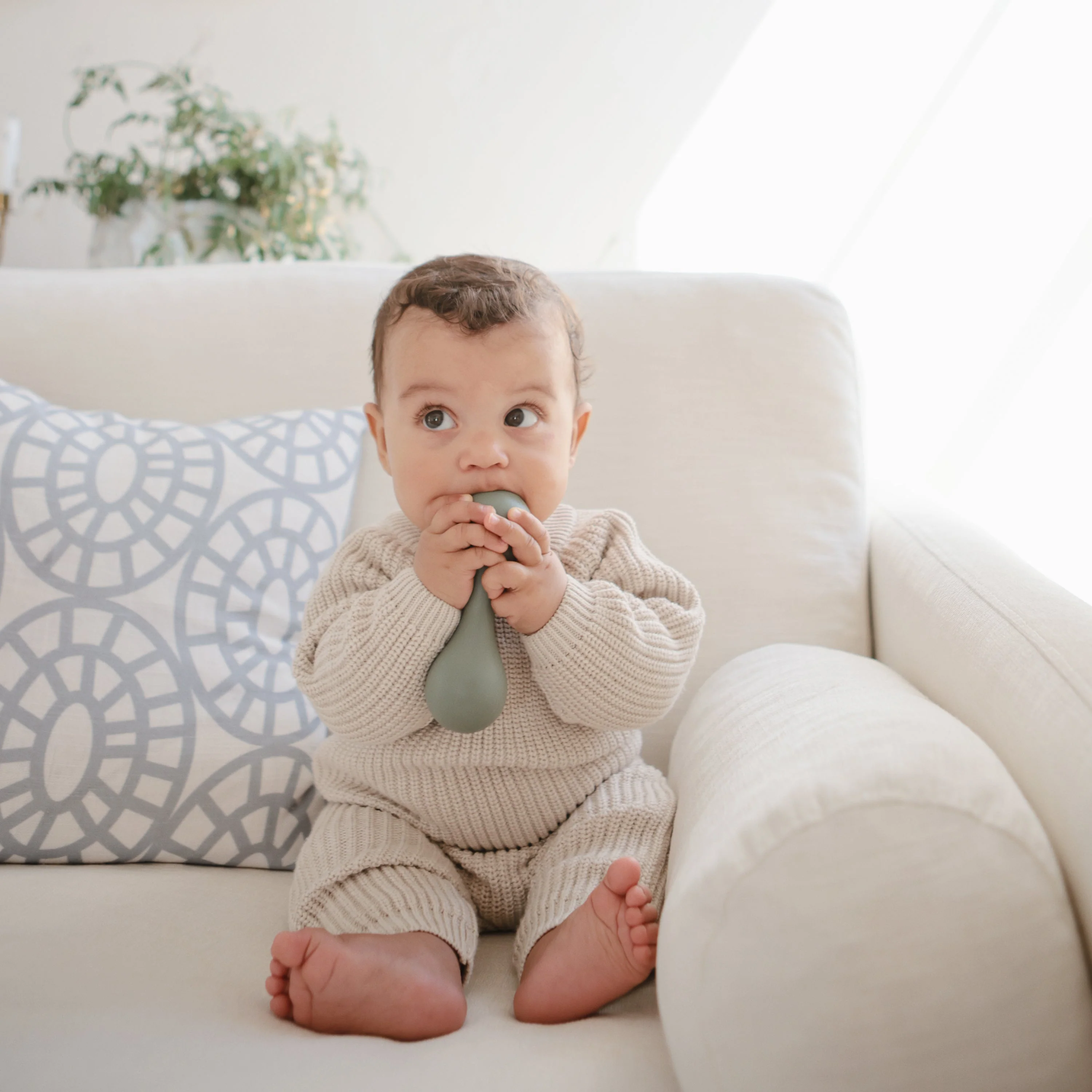 Mushie Silicone Baby Rattle Toy - Image 35