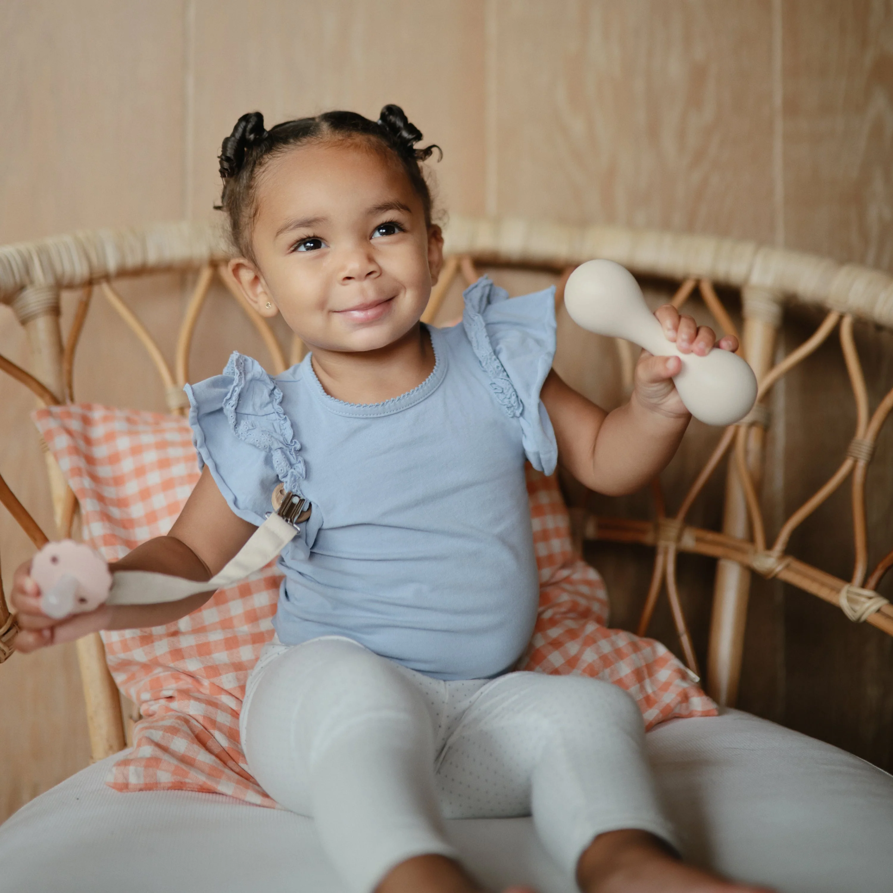Mushie Silicone Baby Rattle Toy - Image 38