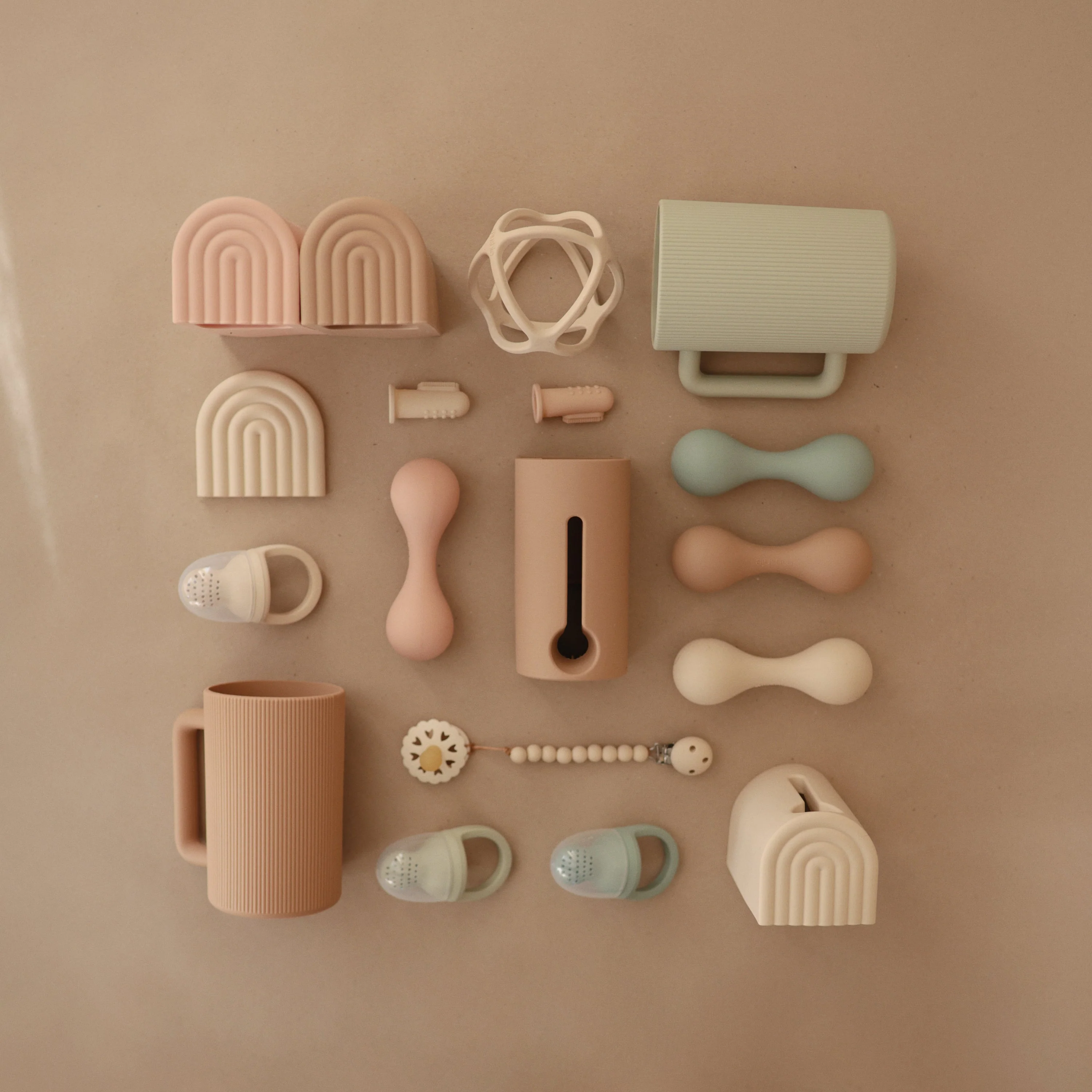 Mushie Silicone Baby Rattle Toy - Image 43