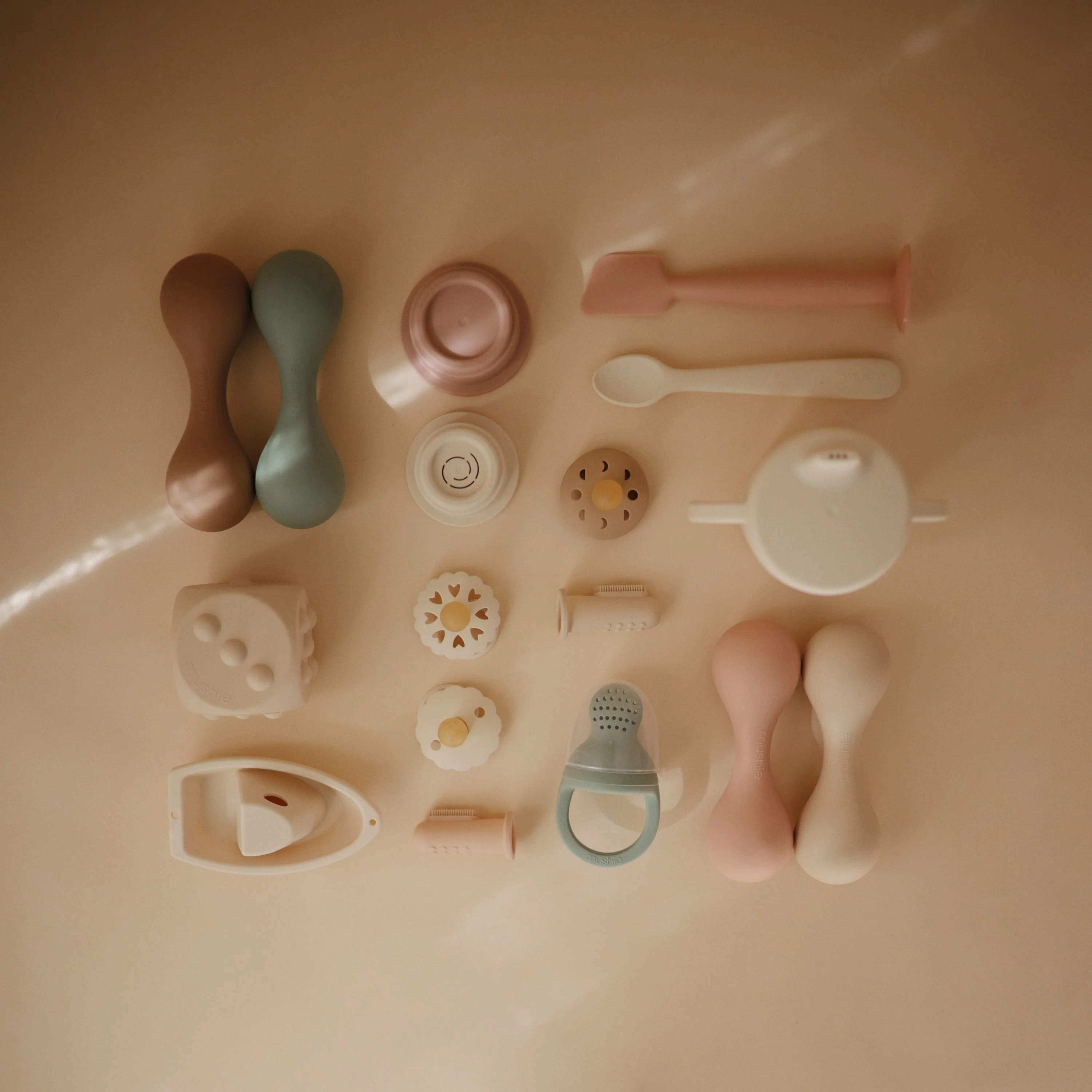Mushie Silicone Baby Rattle Toy - Image 45