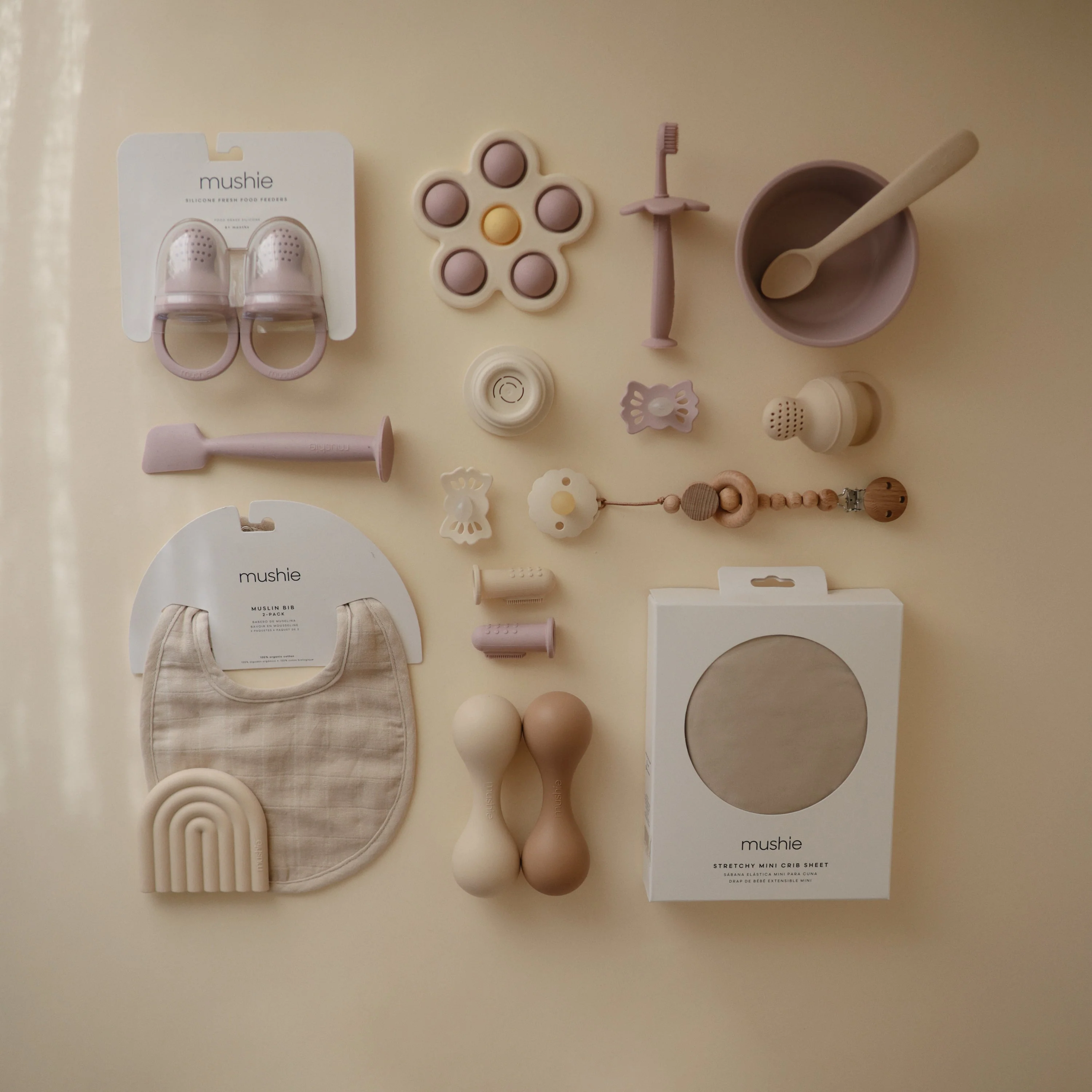 Mushie Silicone Baby Rattle Toy - Image 48