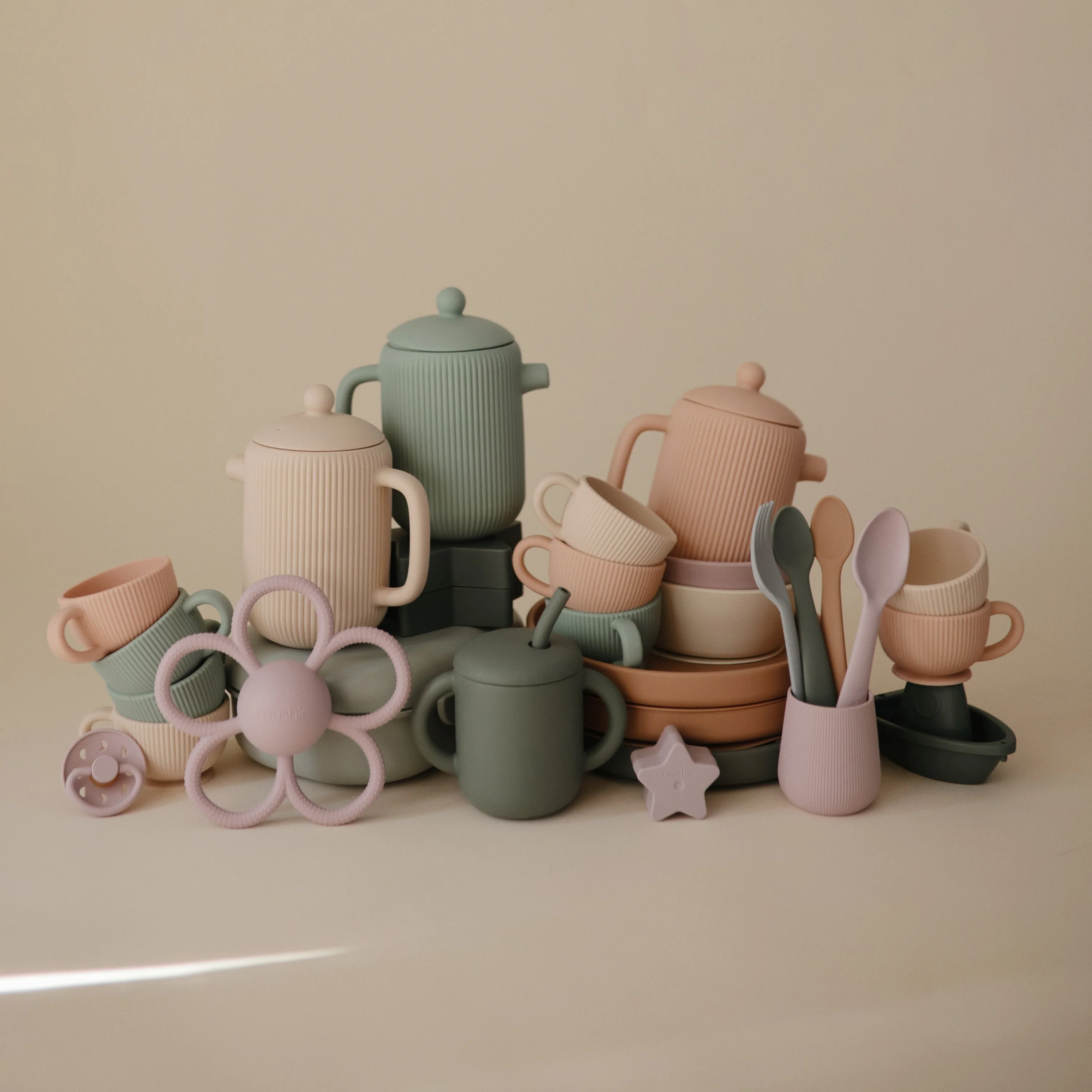 Mushie Silicone Tea Play Set - Image 16