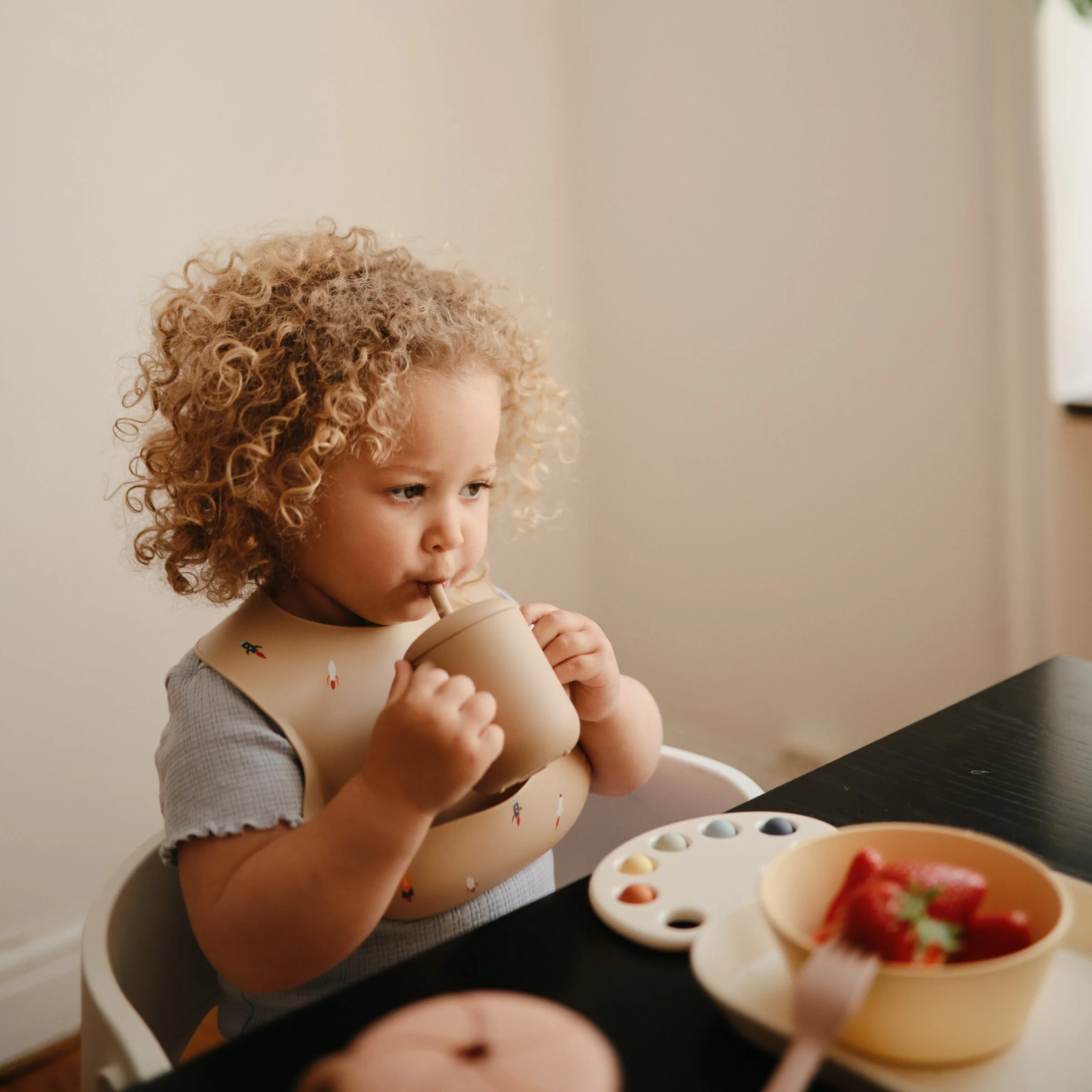 Mushie Silicone Training Cup + Straw - Image 18