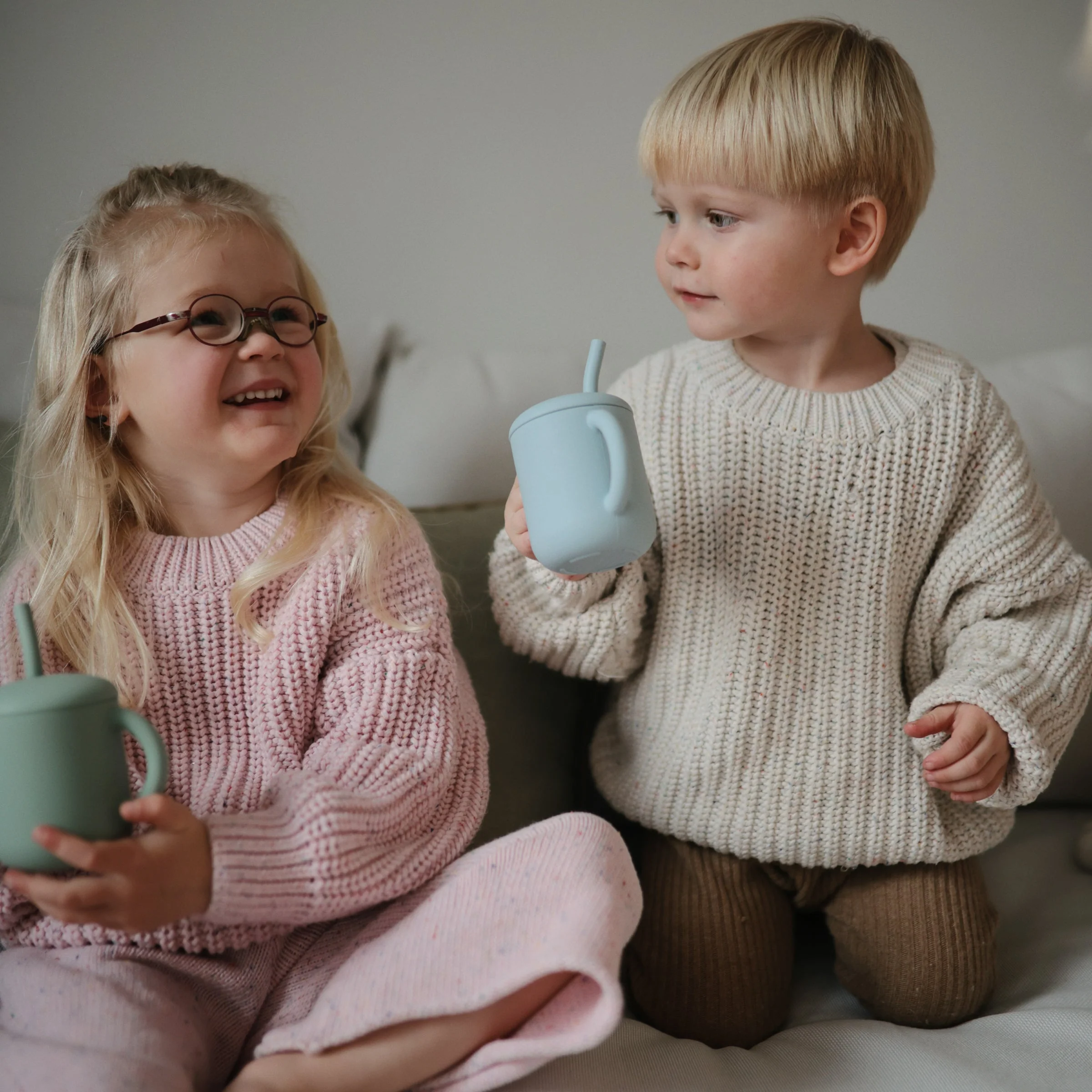 Mushie Silicone Training Cup + Straw - Image 19