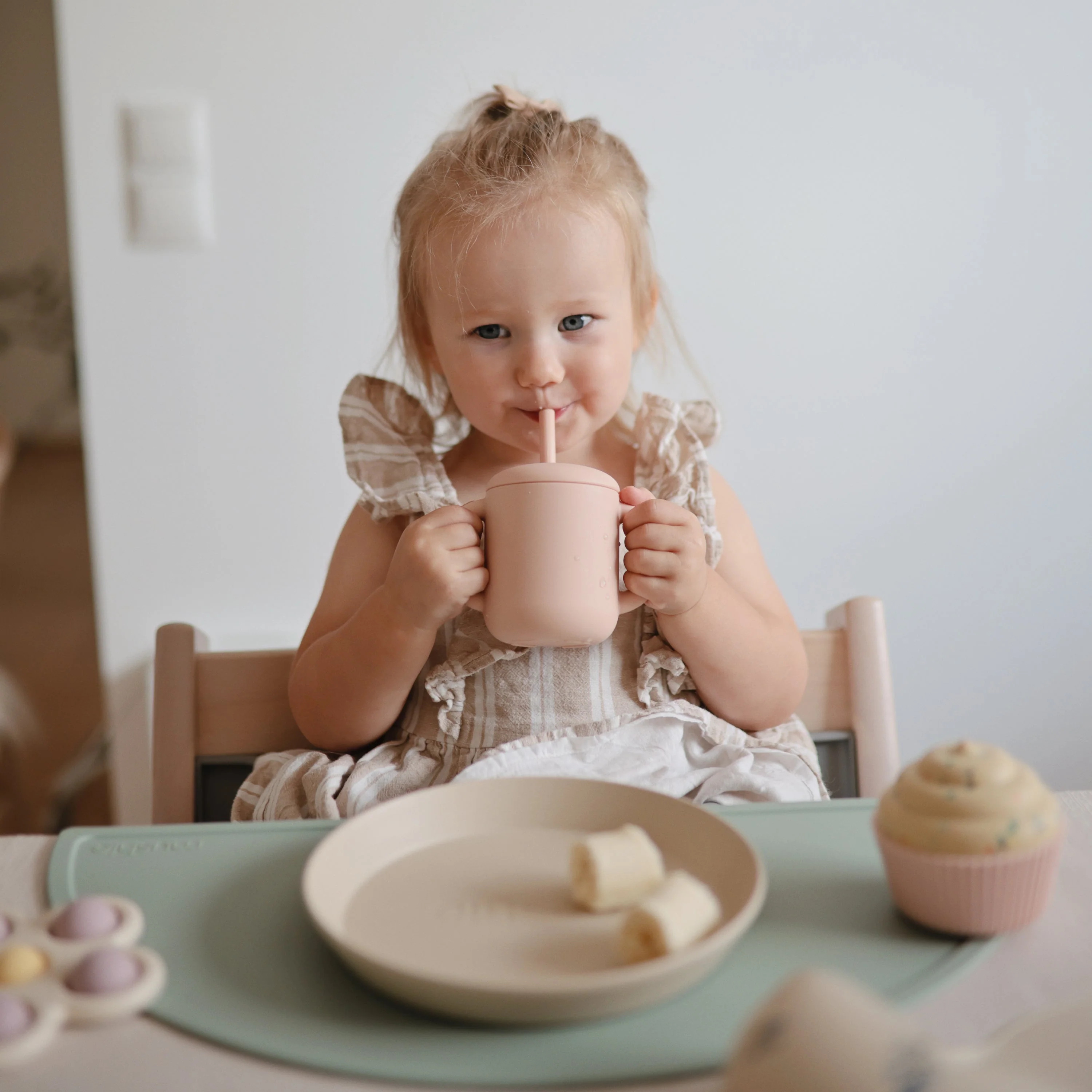 Mushie Silicone Training Cup + Straw - Image 20