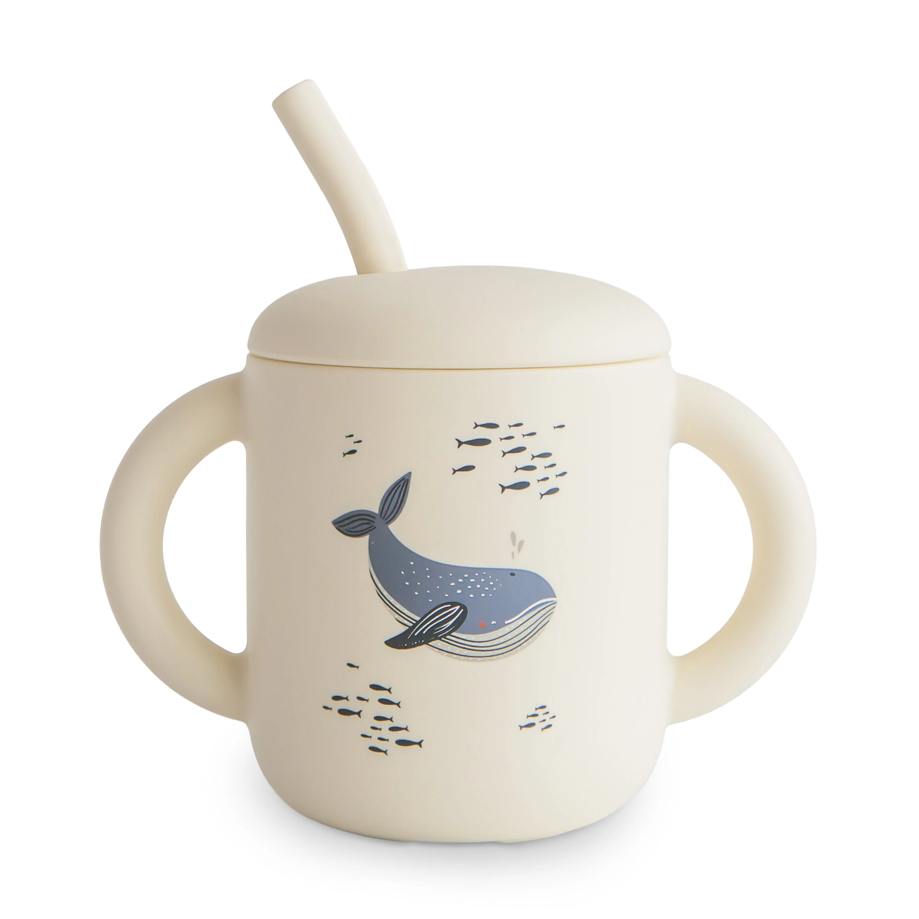 Mushie Silicone Training Cup + Straw - Image 4