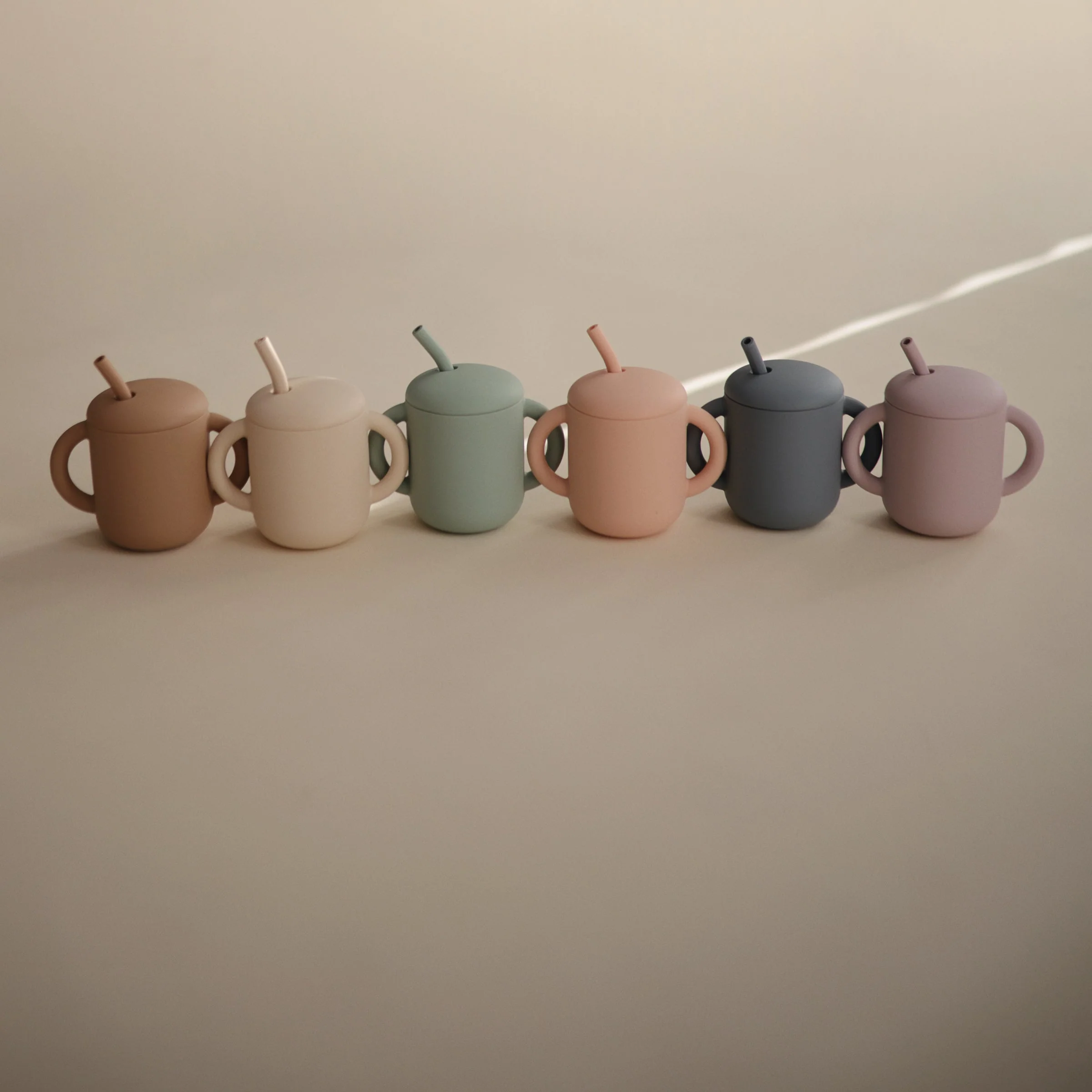 Mushie Silicone Training Cup + Straw - Image 46