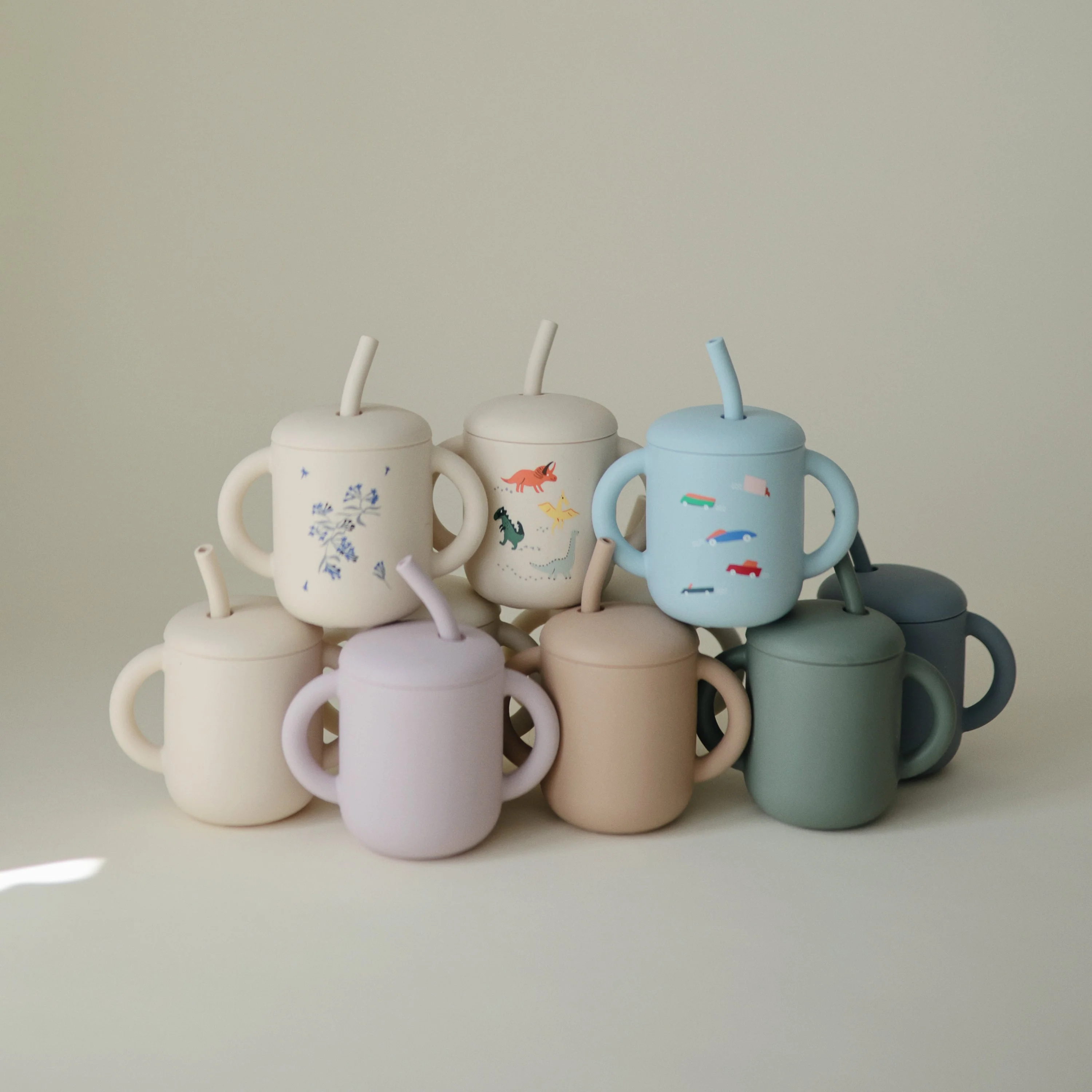 Mushie Silicone Training Cup + Straw - Image 47