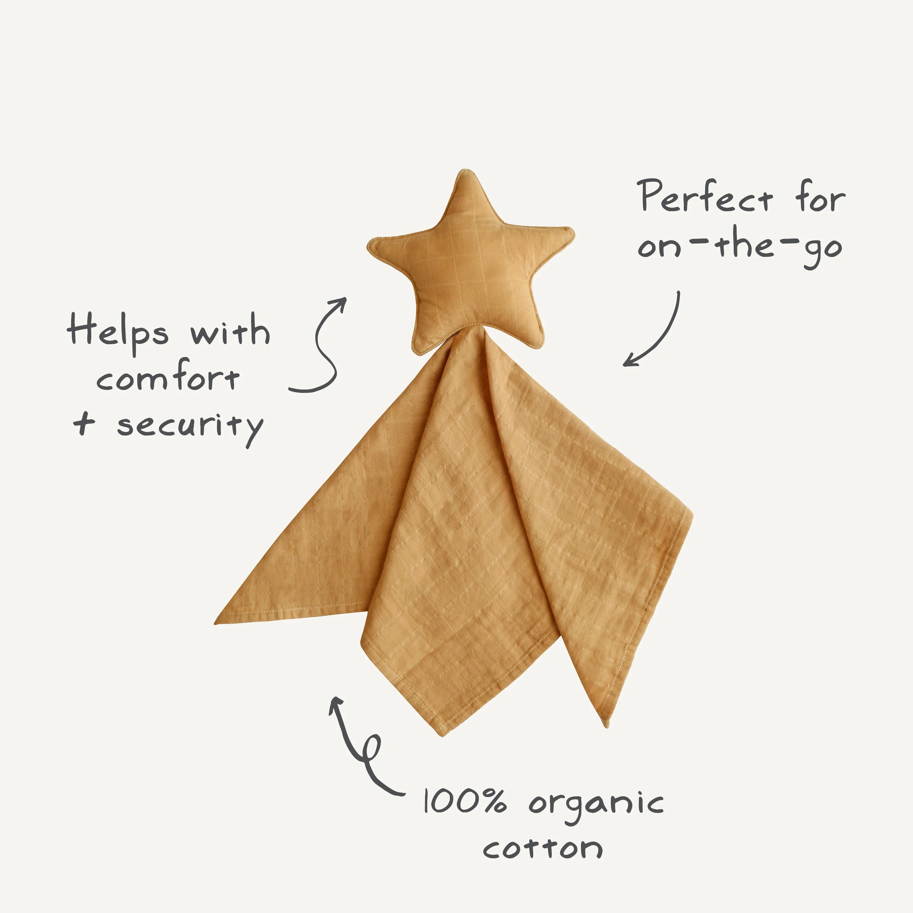 Mushie Star Lovey Blanket - Image 4