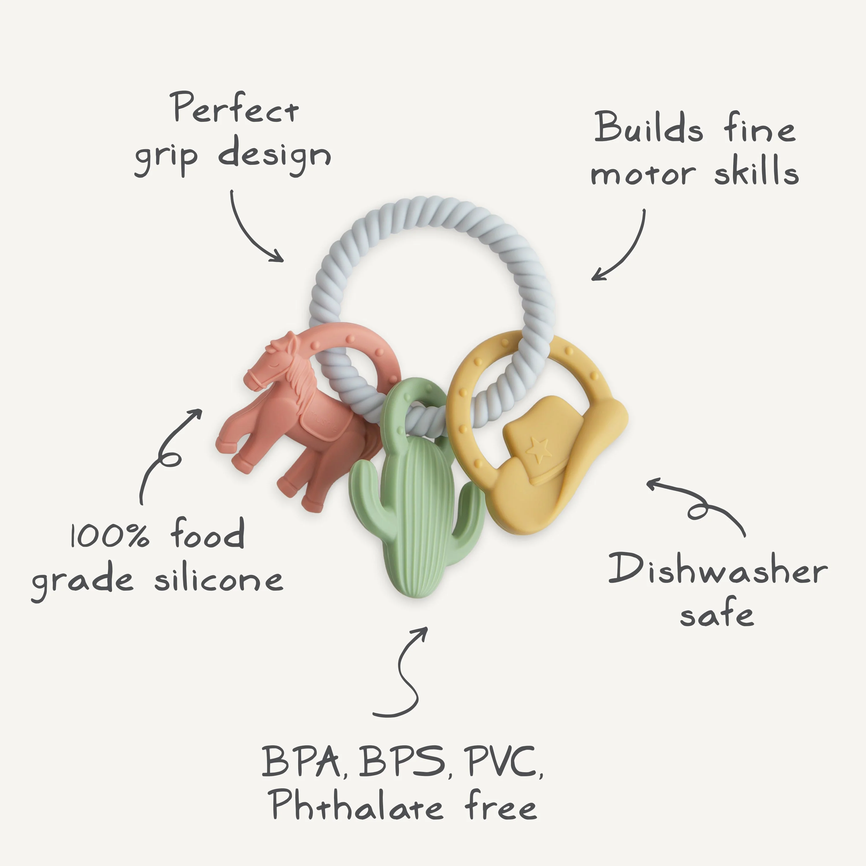 Mushie Teething Ring - Image 5