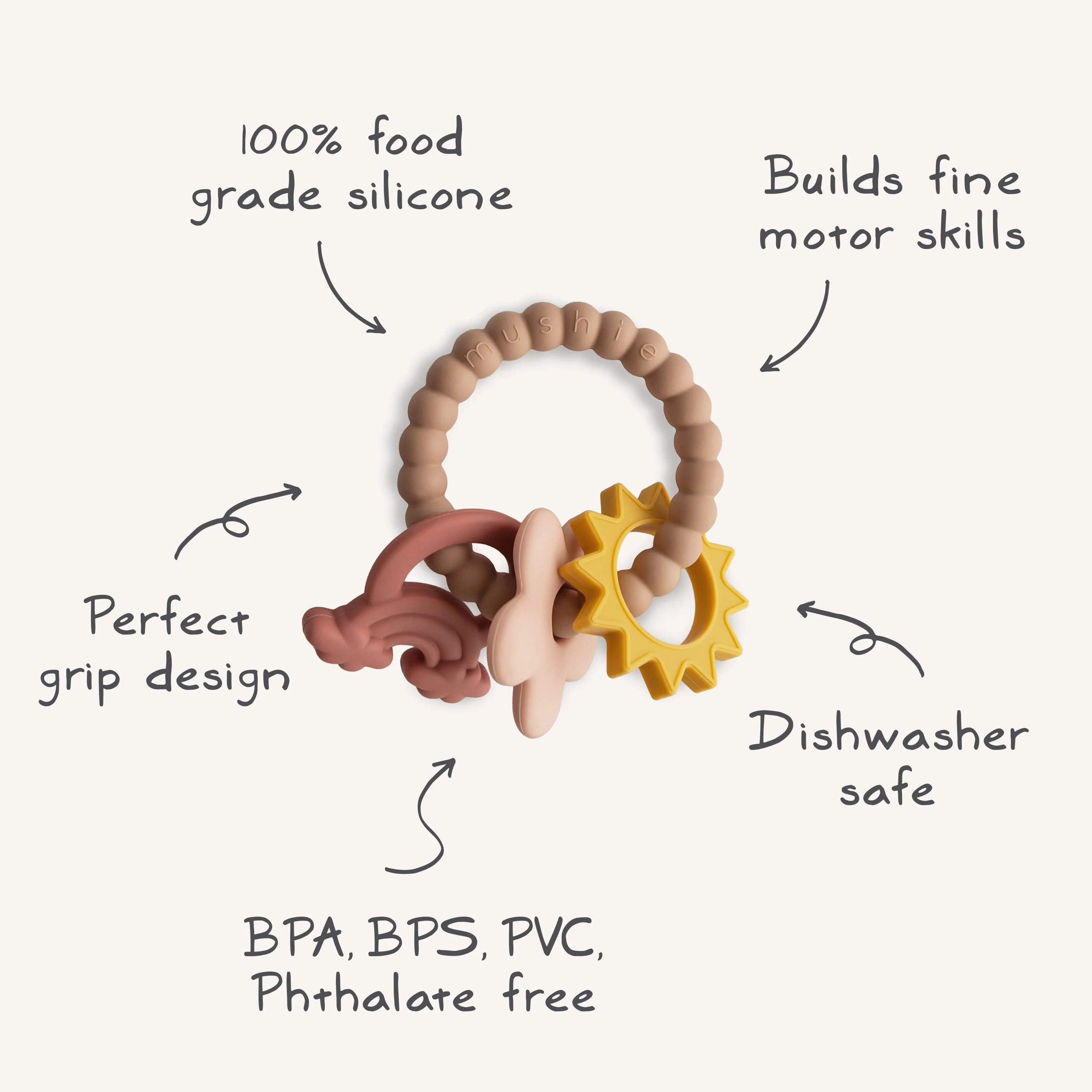 Mushie Teething Ring - Image 6