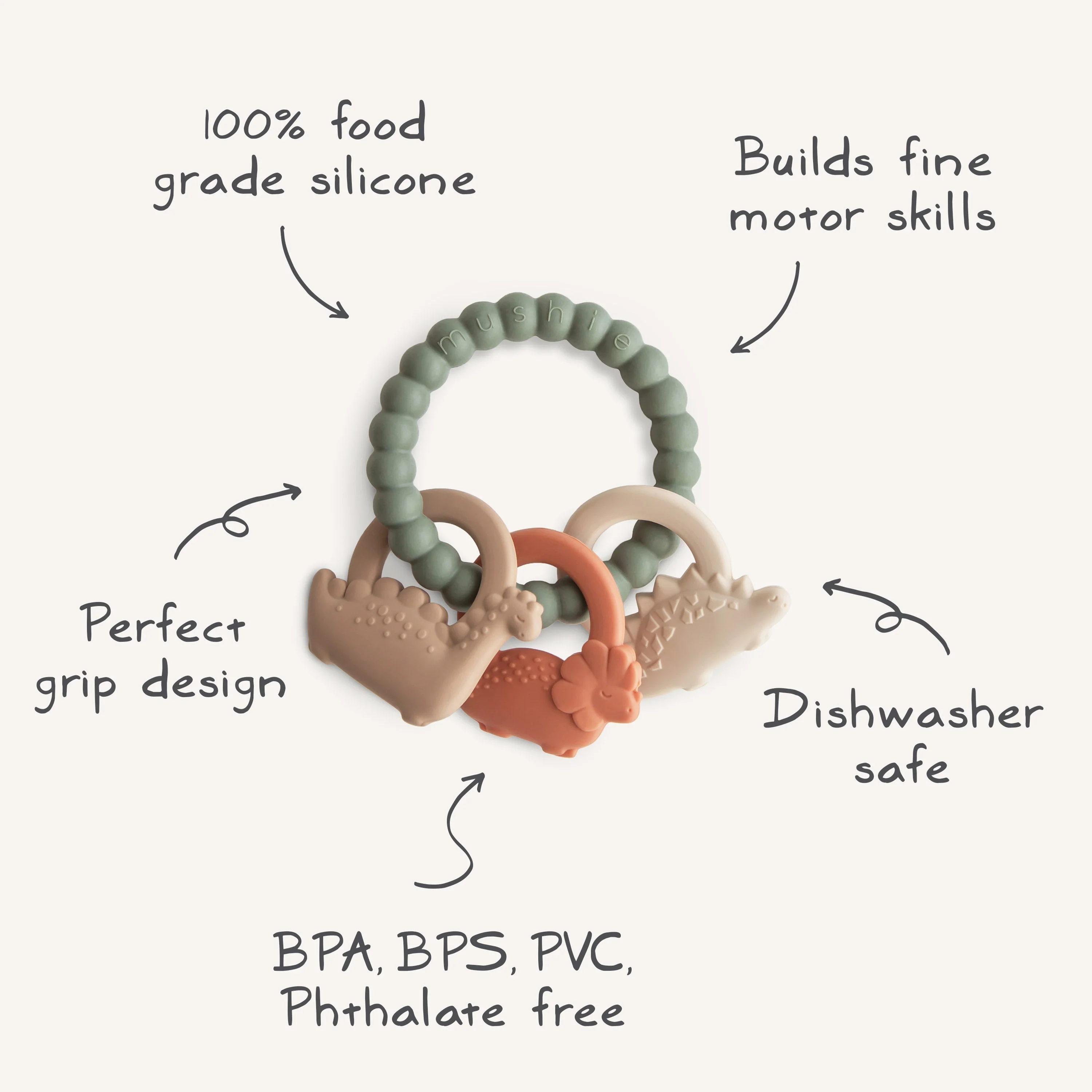 Mushie Teething Ring - Image 8