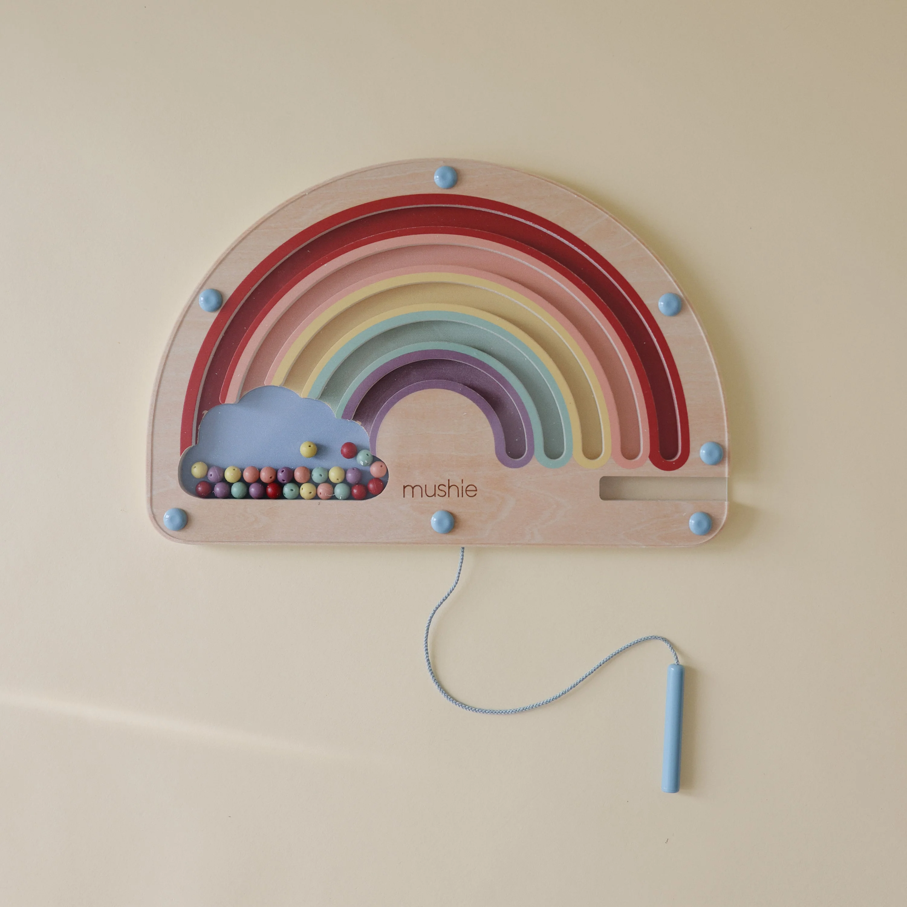 Mushie Wooden Magnetic Rainbow Maze - Image 3