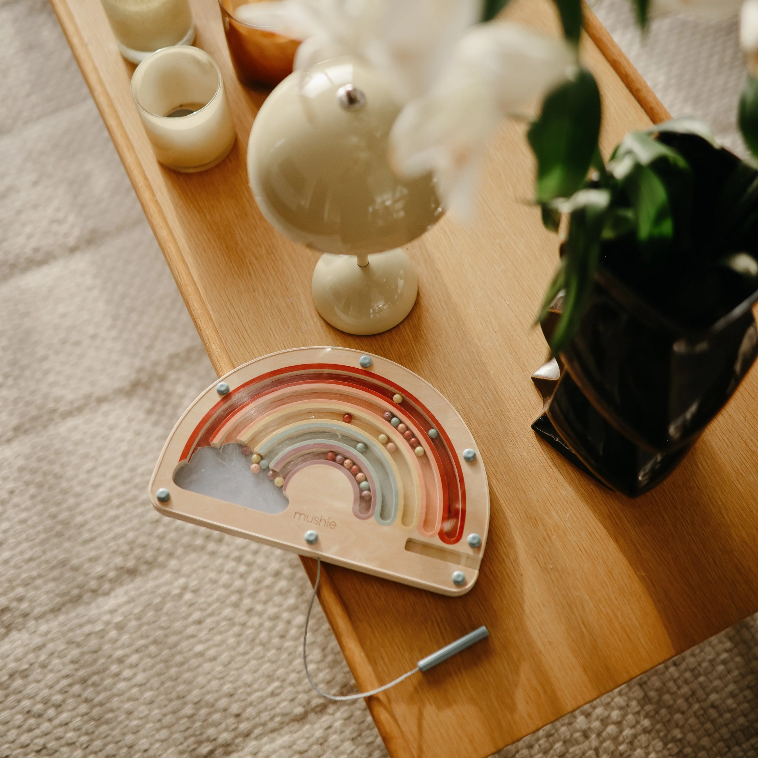 Mushie Wooden Magnetic Rainbow Maze - Image 9