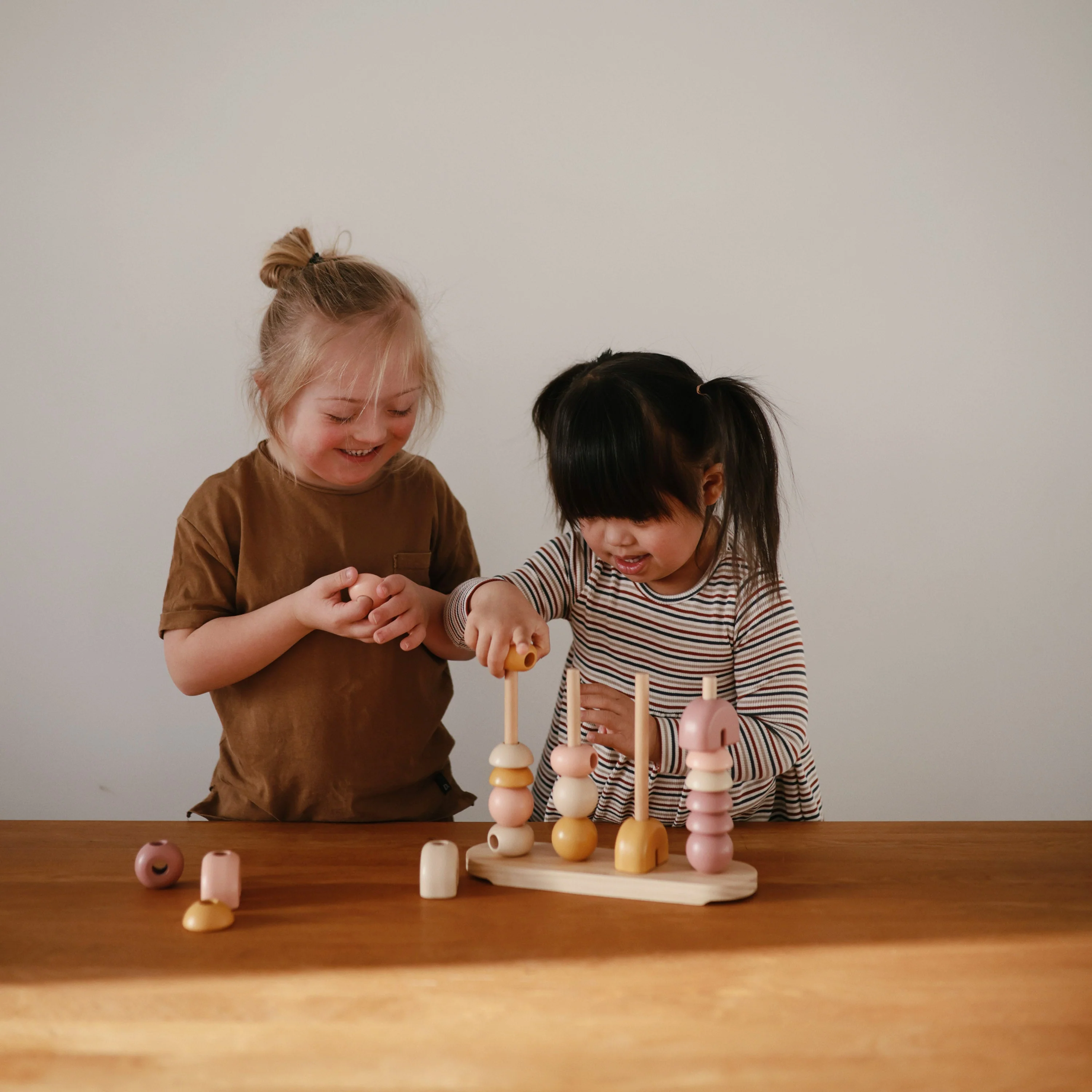 Mushie Wooden Multi Shape Stacker - Image 11