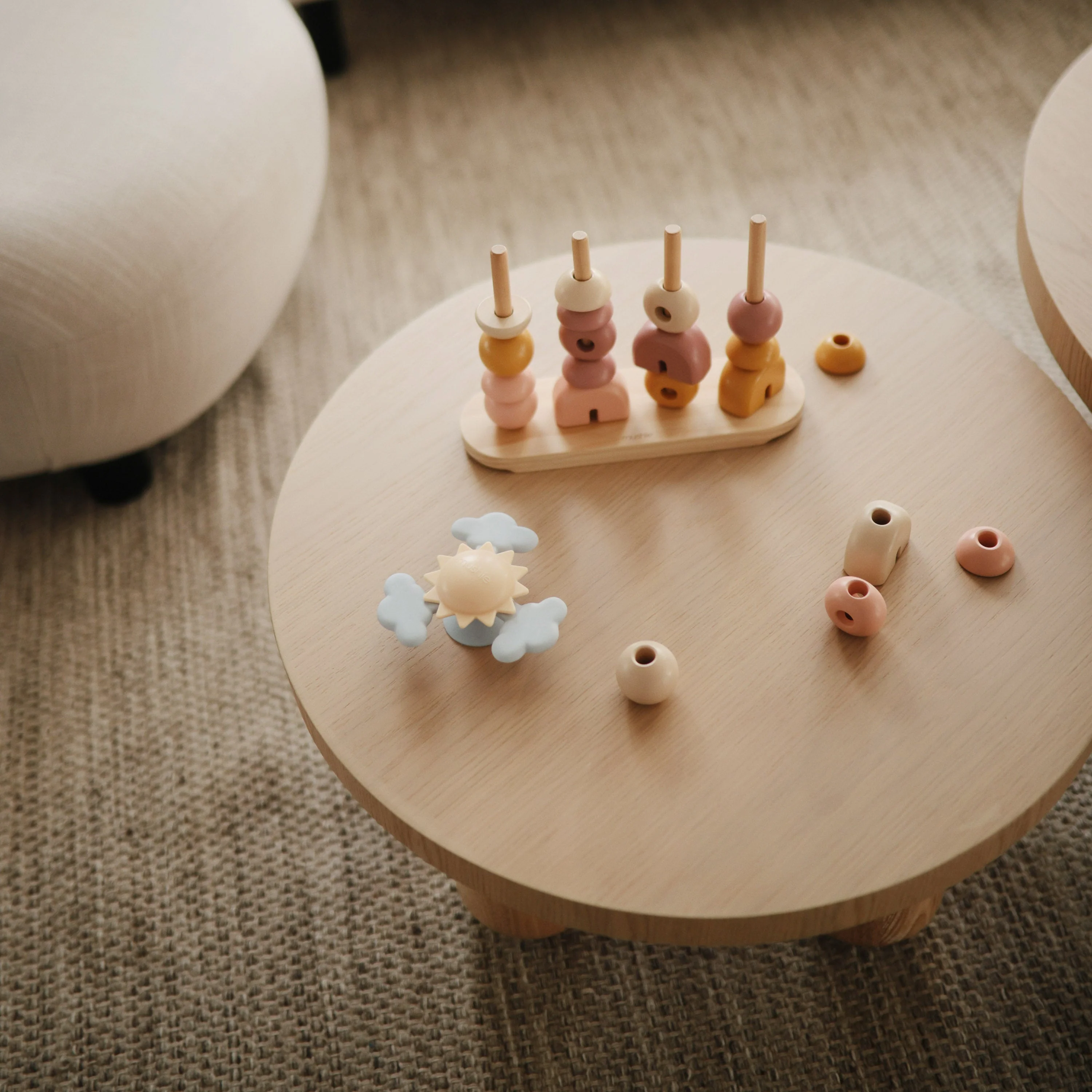 Mushie Wooden Multi Shape Stacker - Image 12