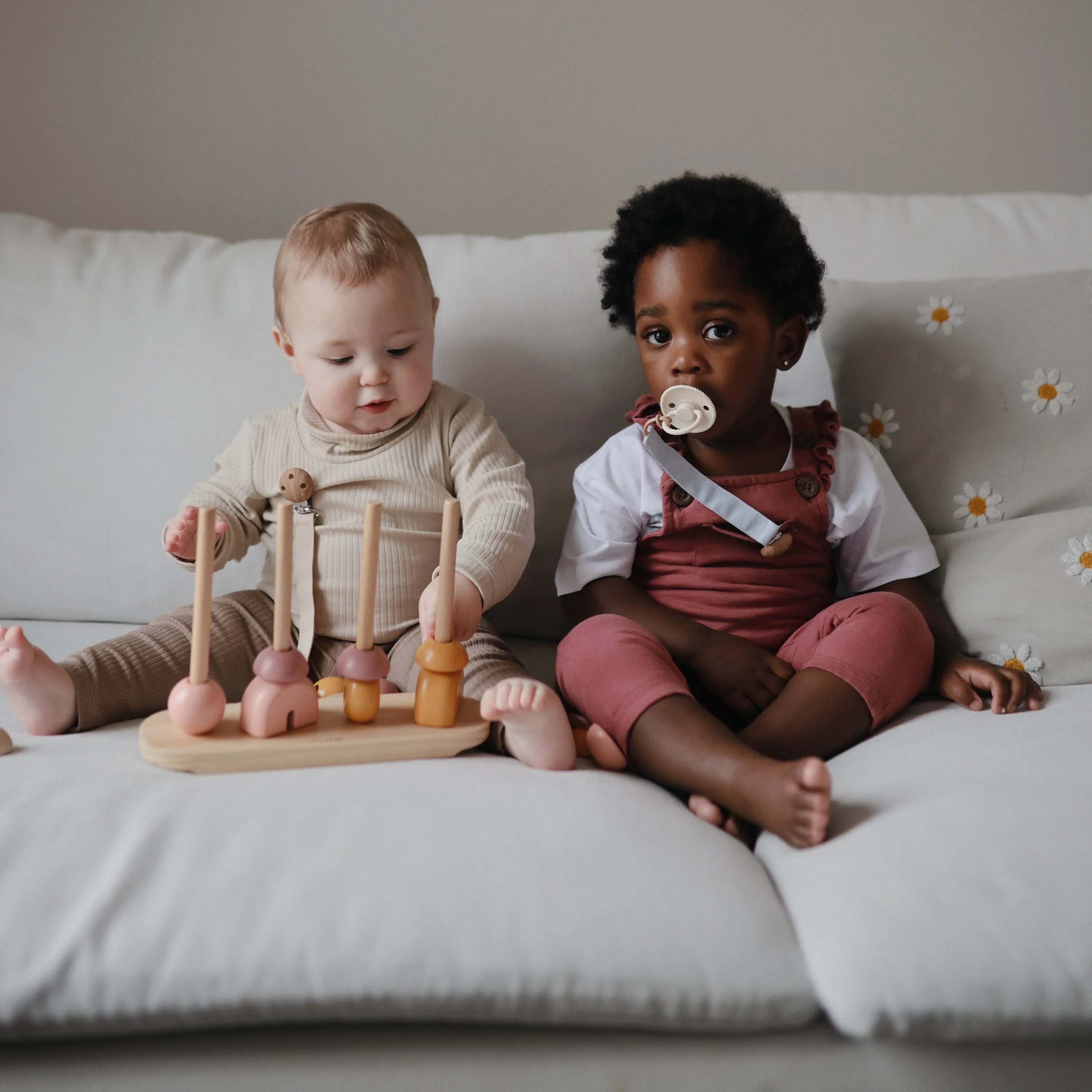 Mushie Wooden Multi Shape Stacker - Image 15