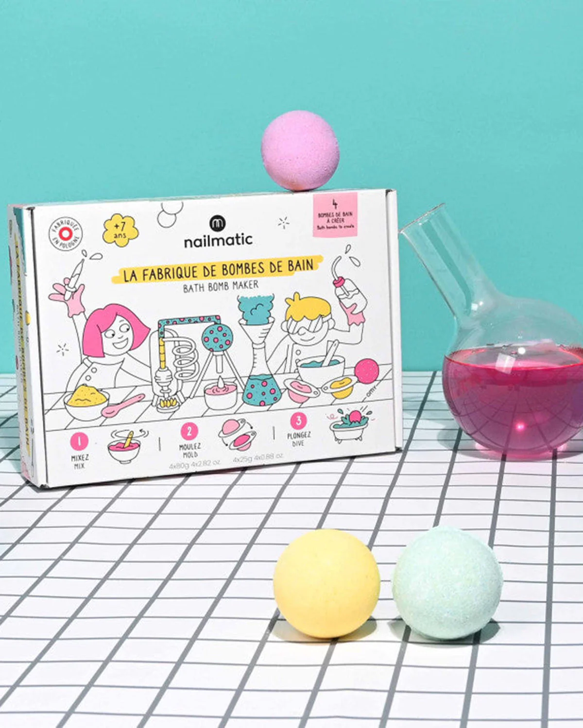 Nailmatic Bath Bomb Maker Kit for Kids - Image 2